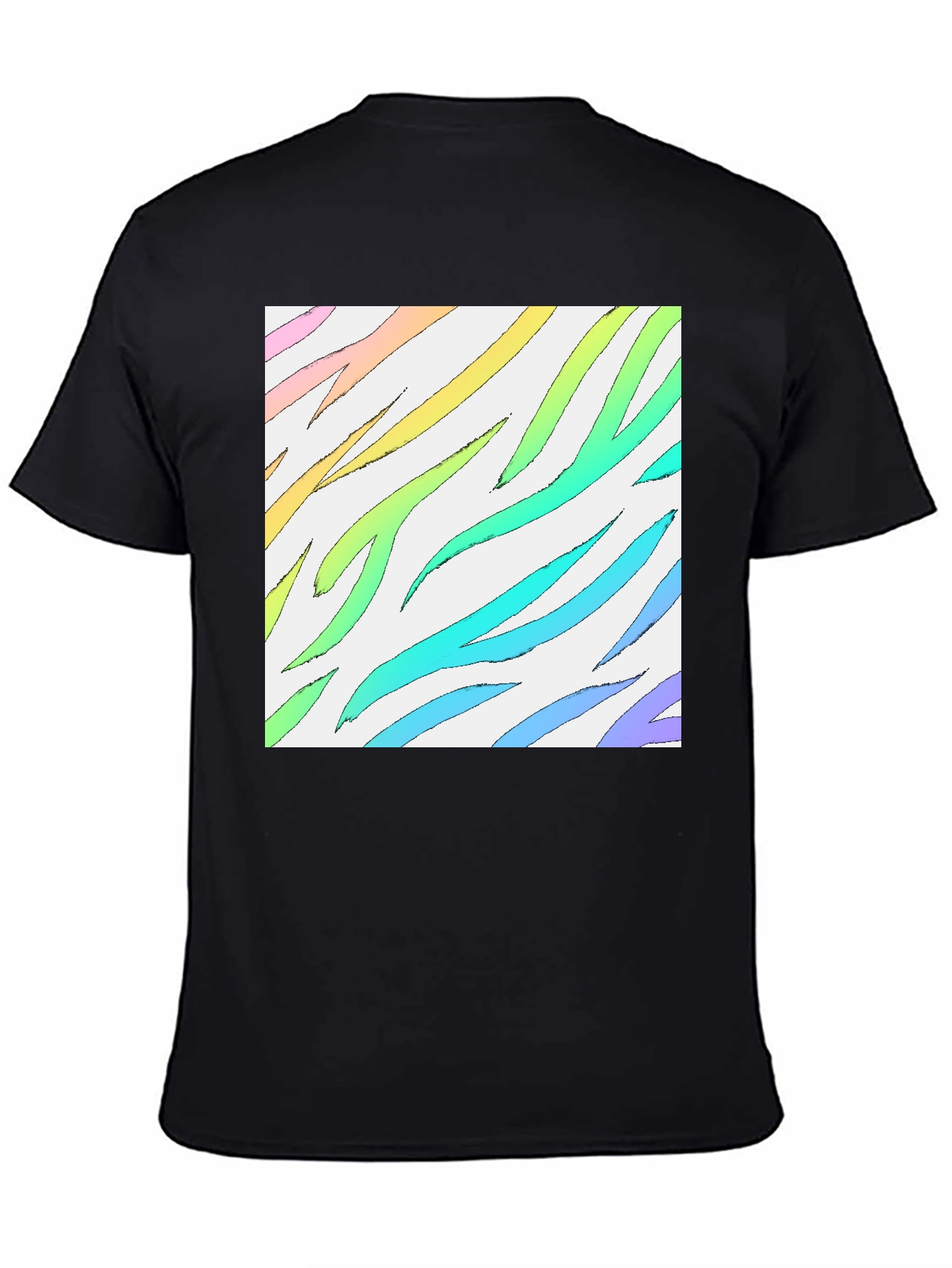 Rainbow Zebra Stripe T-Shirt