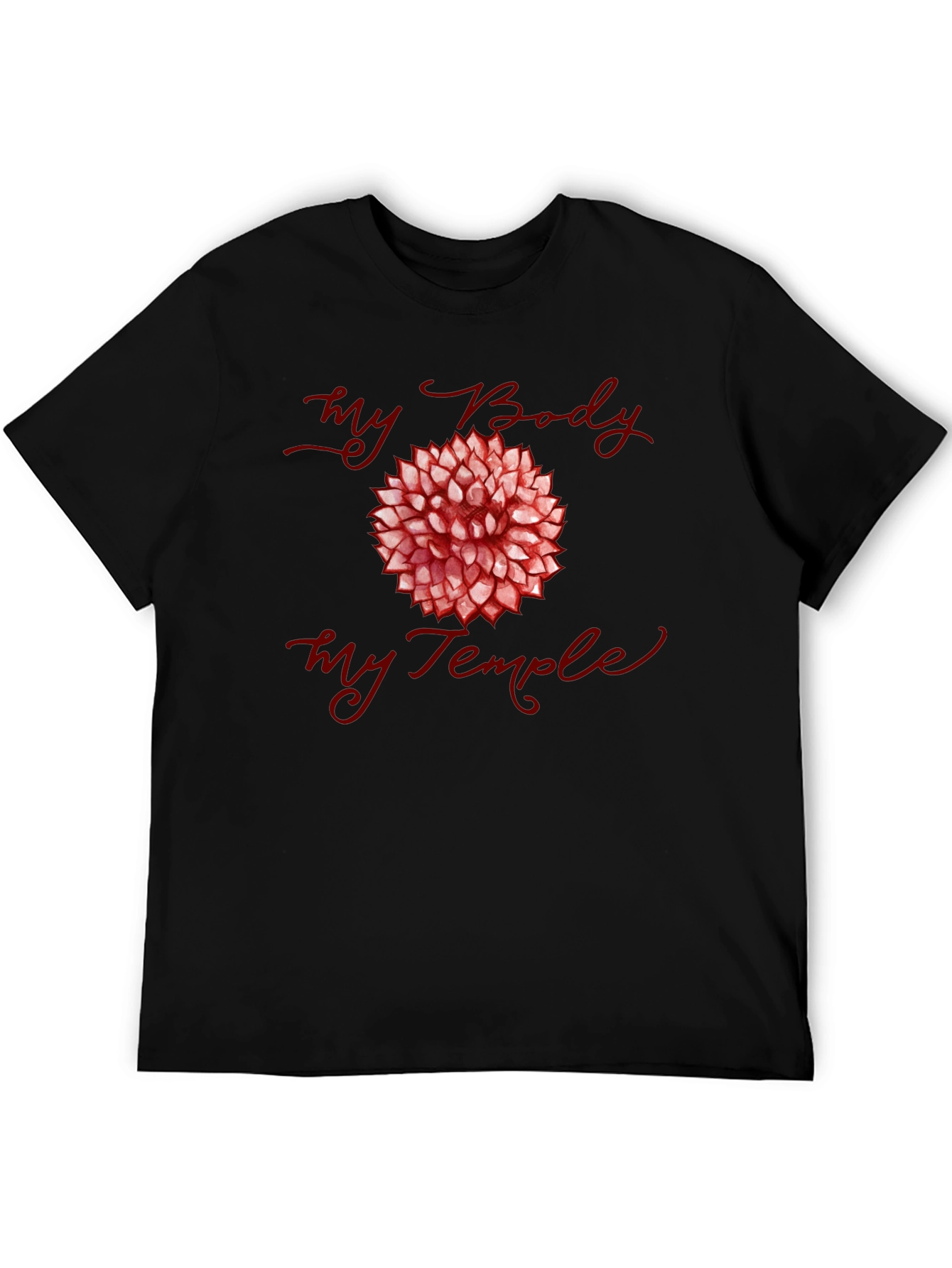 My Body My Temple T-Shirt - Floral Design