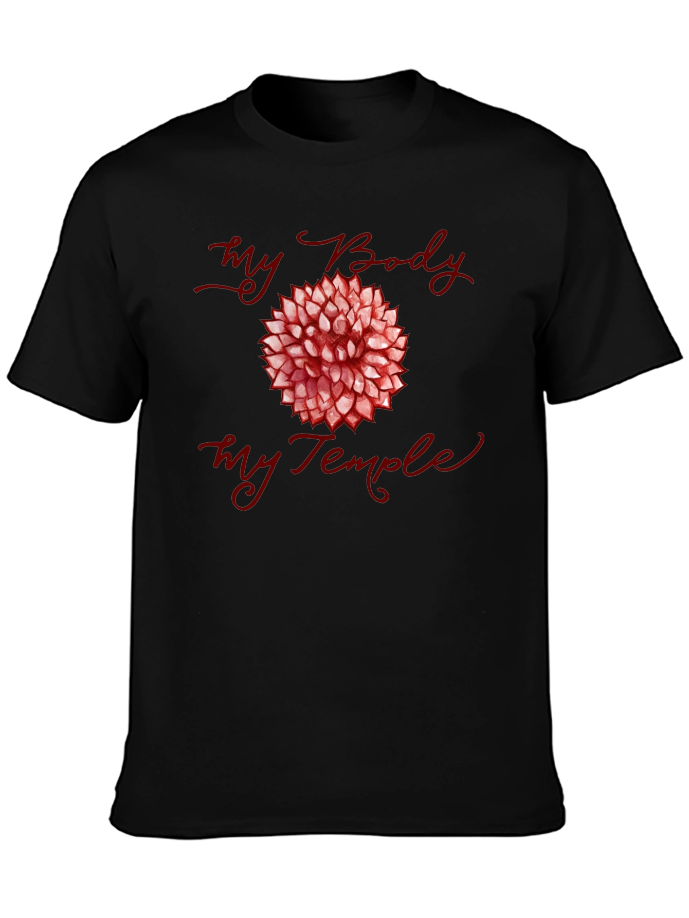 My Body My Temple T-Shirt - Floral Design
