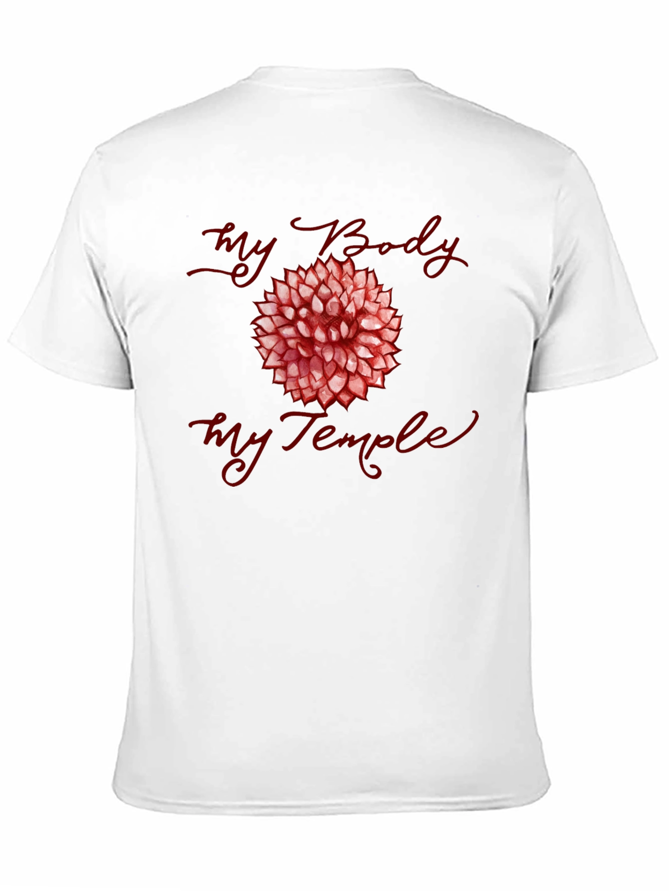 My Body My Temple T-Shirt - Floral Design