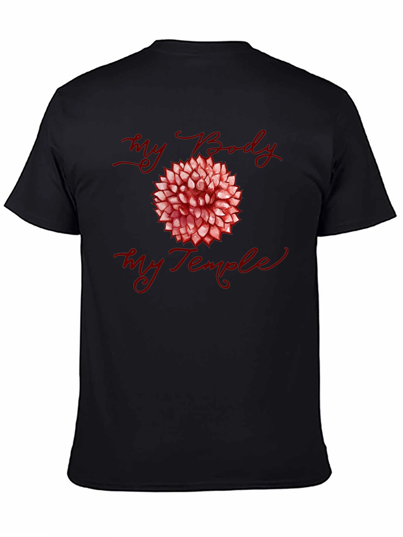 My Body My Temple T-Shirt - Floral Design