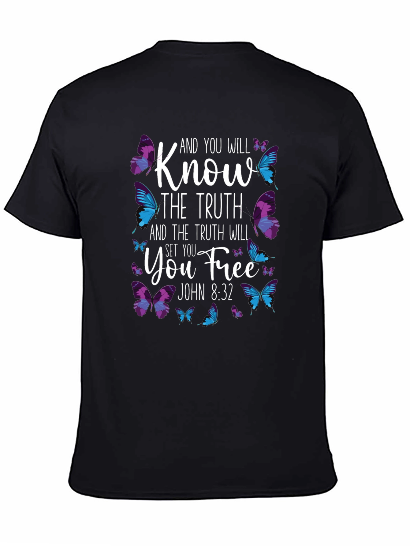 Know The Truth Butterfly T-Shirt