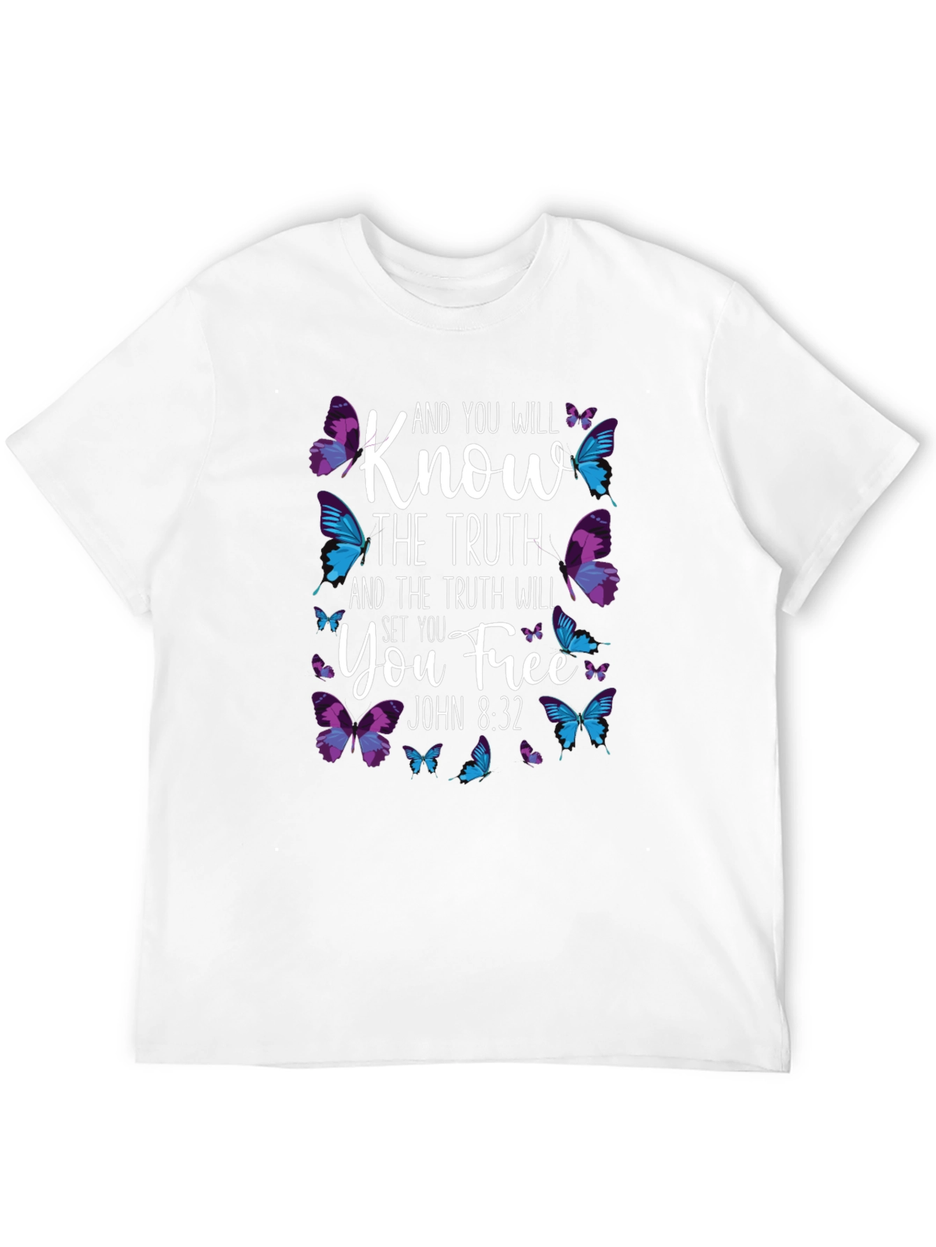 Know The Truth Butterfly T-Shirt