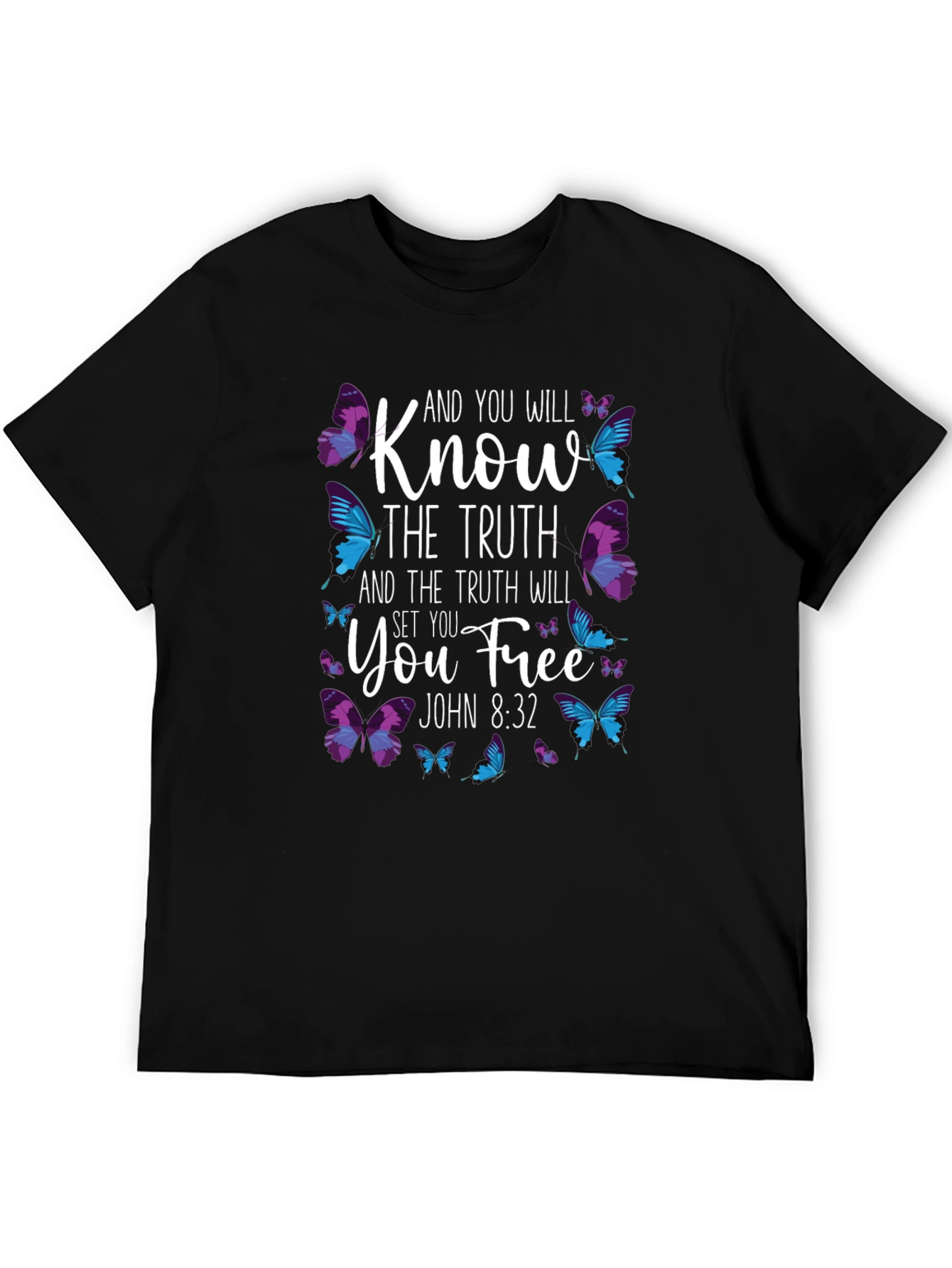 Know The Truth Butterfly T-Shirt
