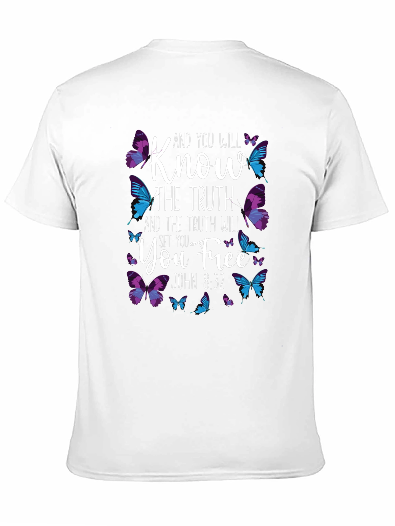 Know The Truth Butterfly T-Shirt