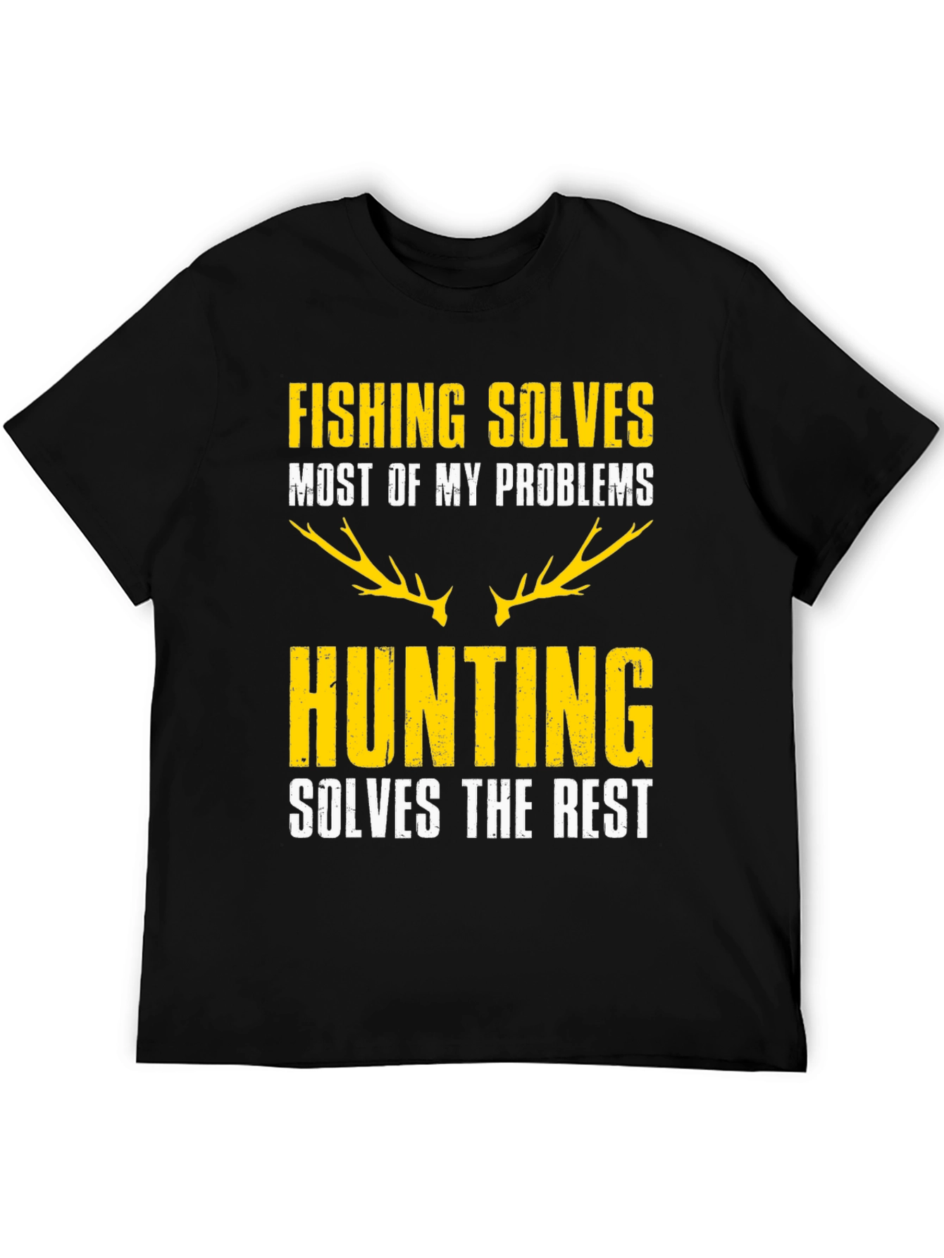 Fishing & Hunting Graphic Tee - Humor T-Shirt
