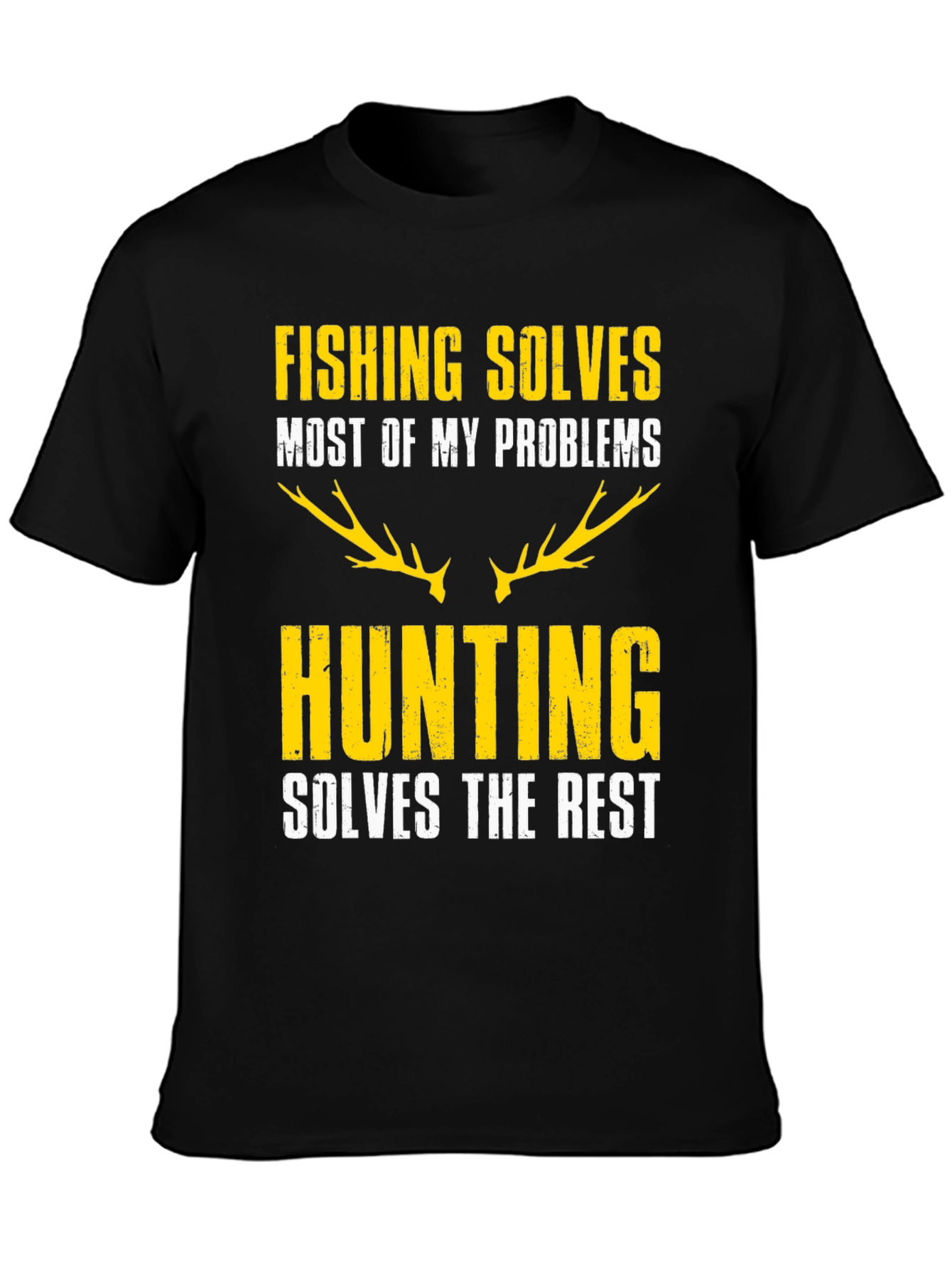 Fishing & Hunting Graphic Tee - Humor T-Shirt