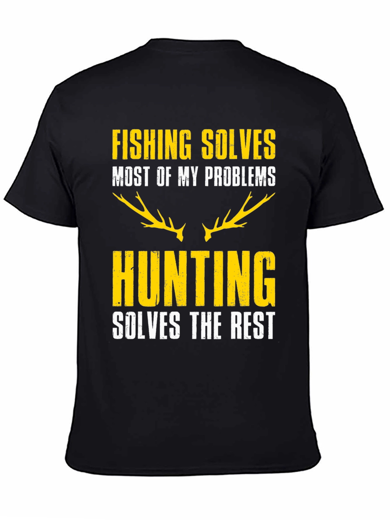 Fishing & Hunting Graphic Tee - Humor T-Shirt