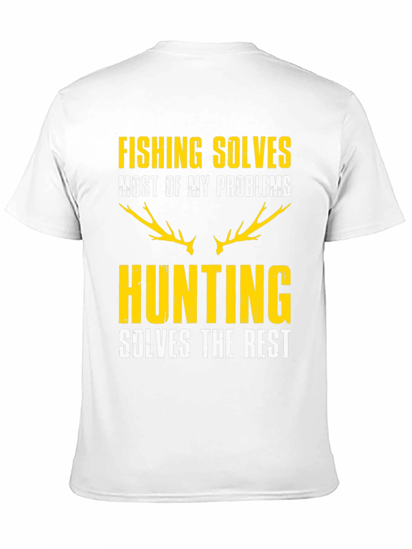 Fishing & Hunting Graphic Tee - Humor T-Shirt