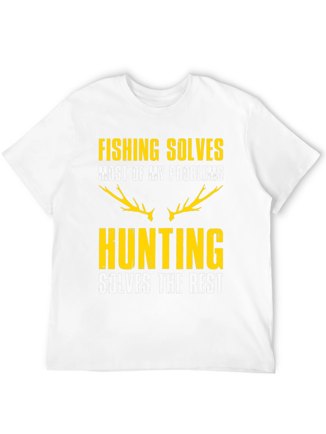 Fishing & Hunting Graphic Tee - Humor T-Shirt