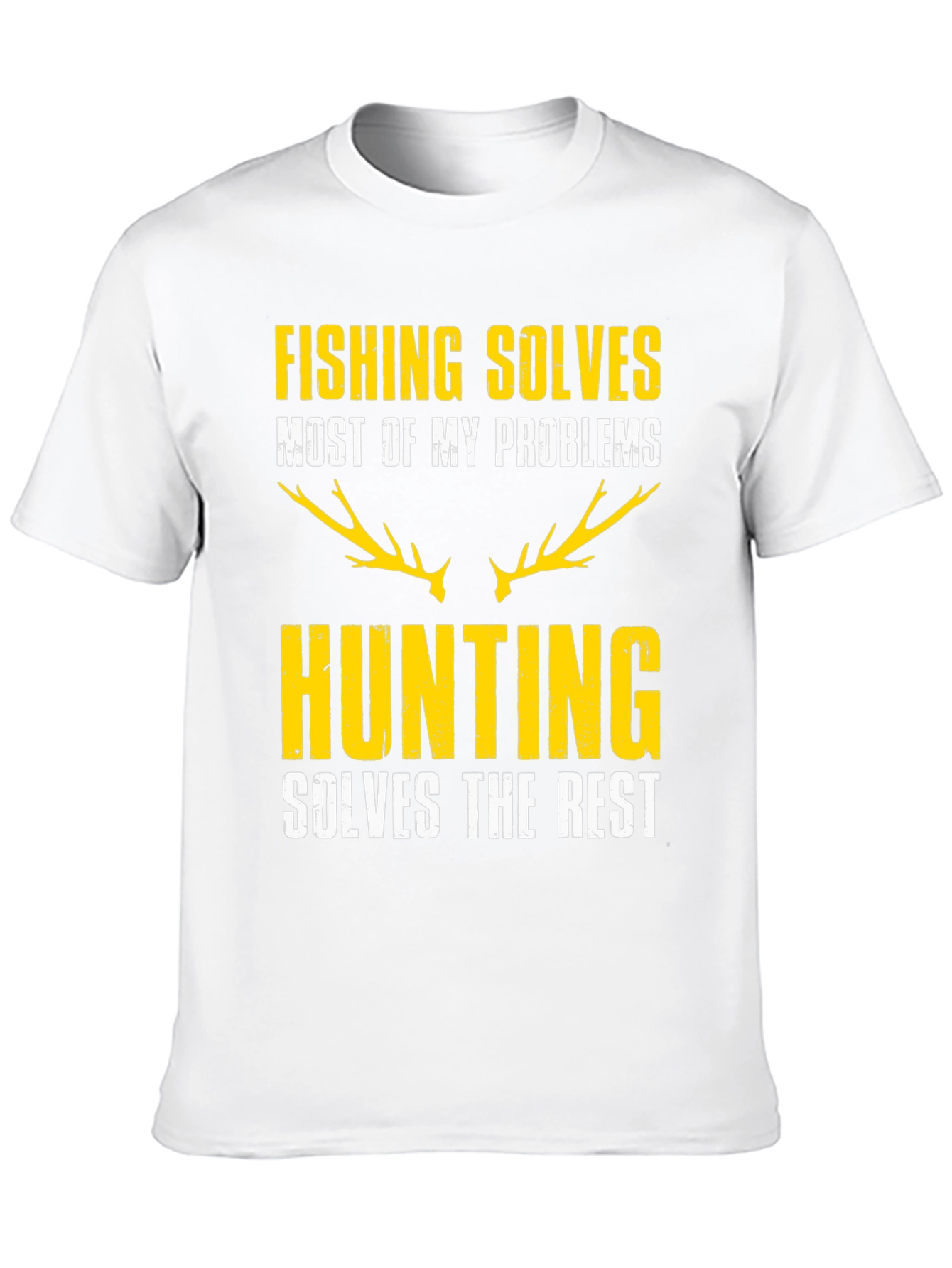 Fishing & Hunting Graphic Tee - Humor T-Shirt