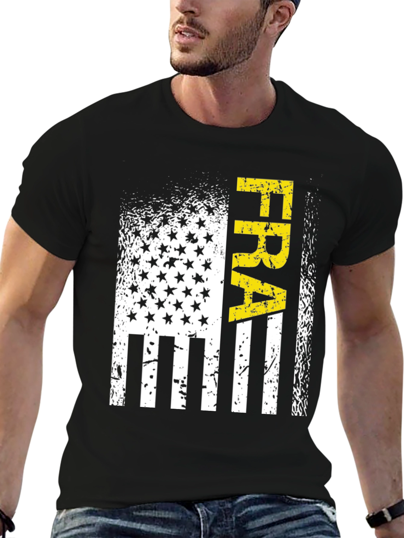 FRA Patriotic USA Flag T-Shirt