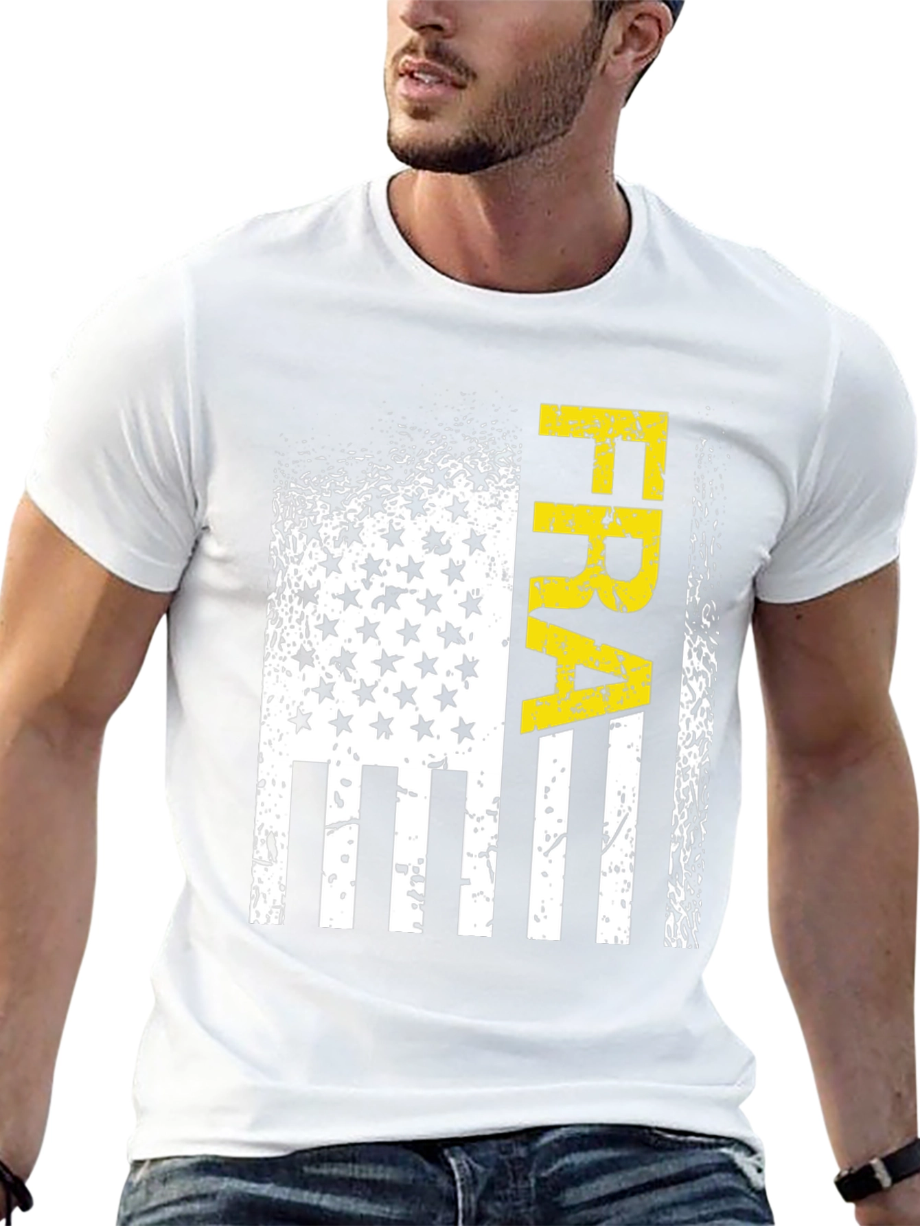 FRA Patriotic USA Flag T-Shirt