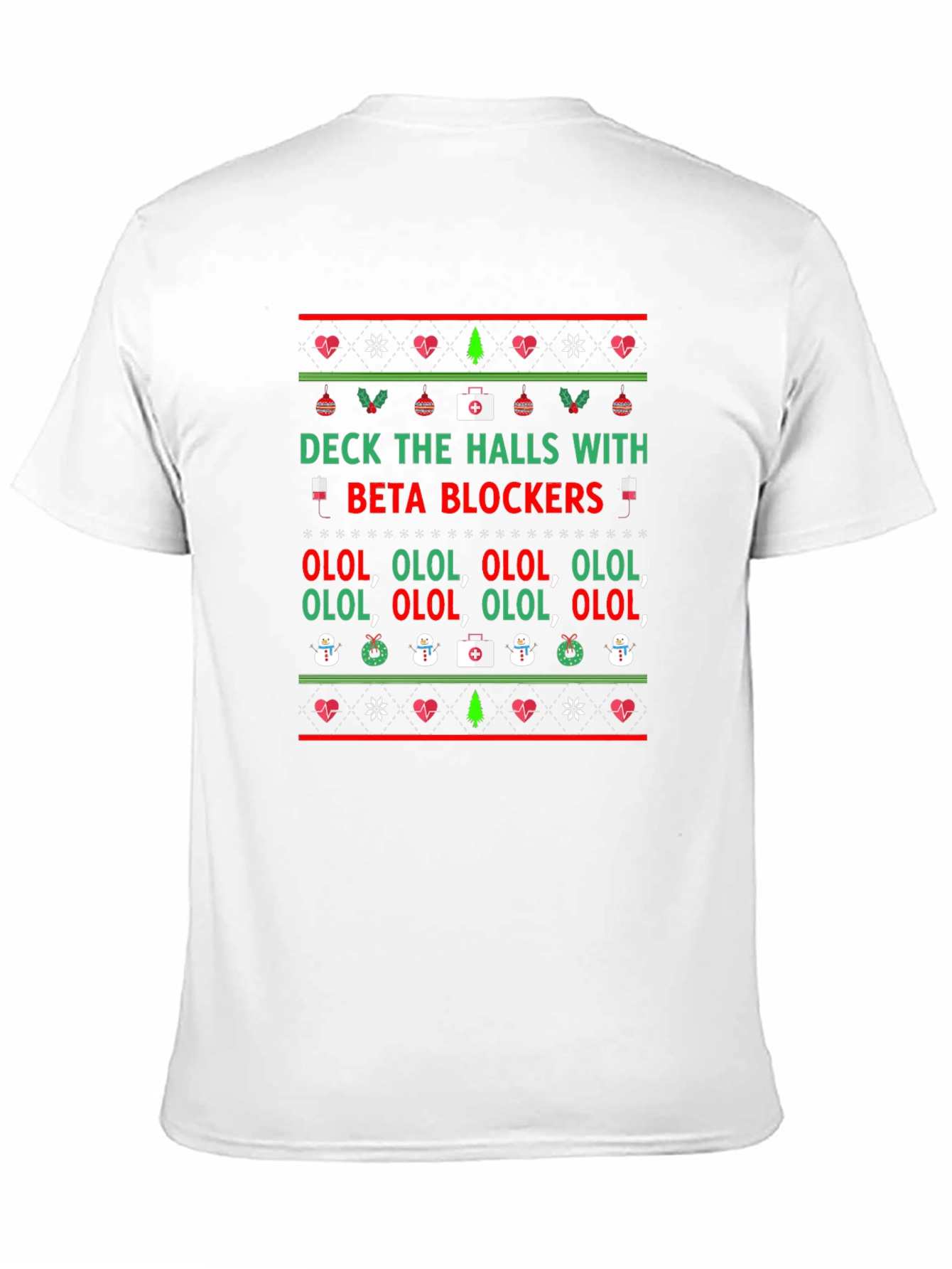 Beta Blockers Christmas T-Shirt