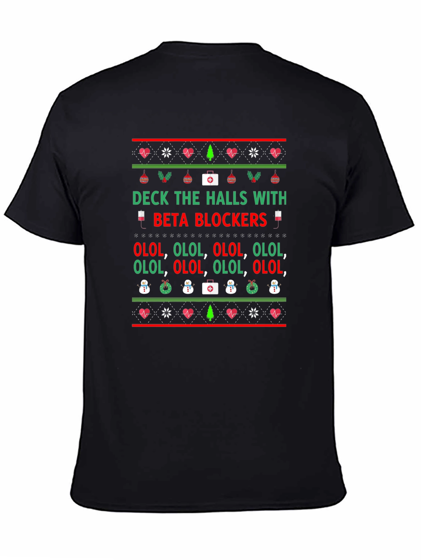 Beta Blockers Christmas T-Shirt