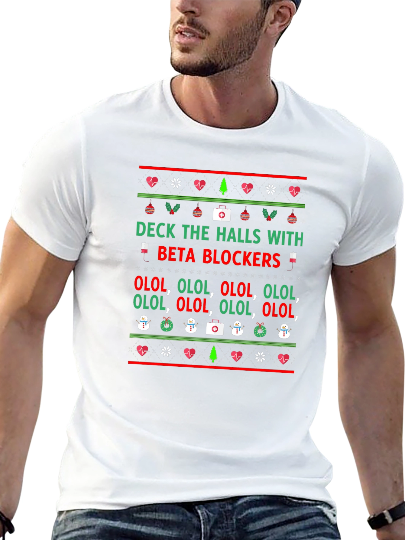 Beta Blockers Christmas T-Shirt