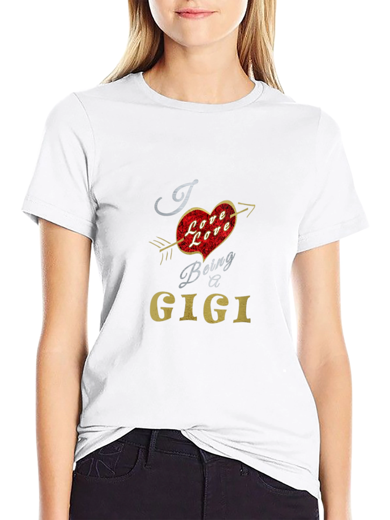 I Love Being a Gigi Graphic T-Shirt