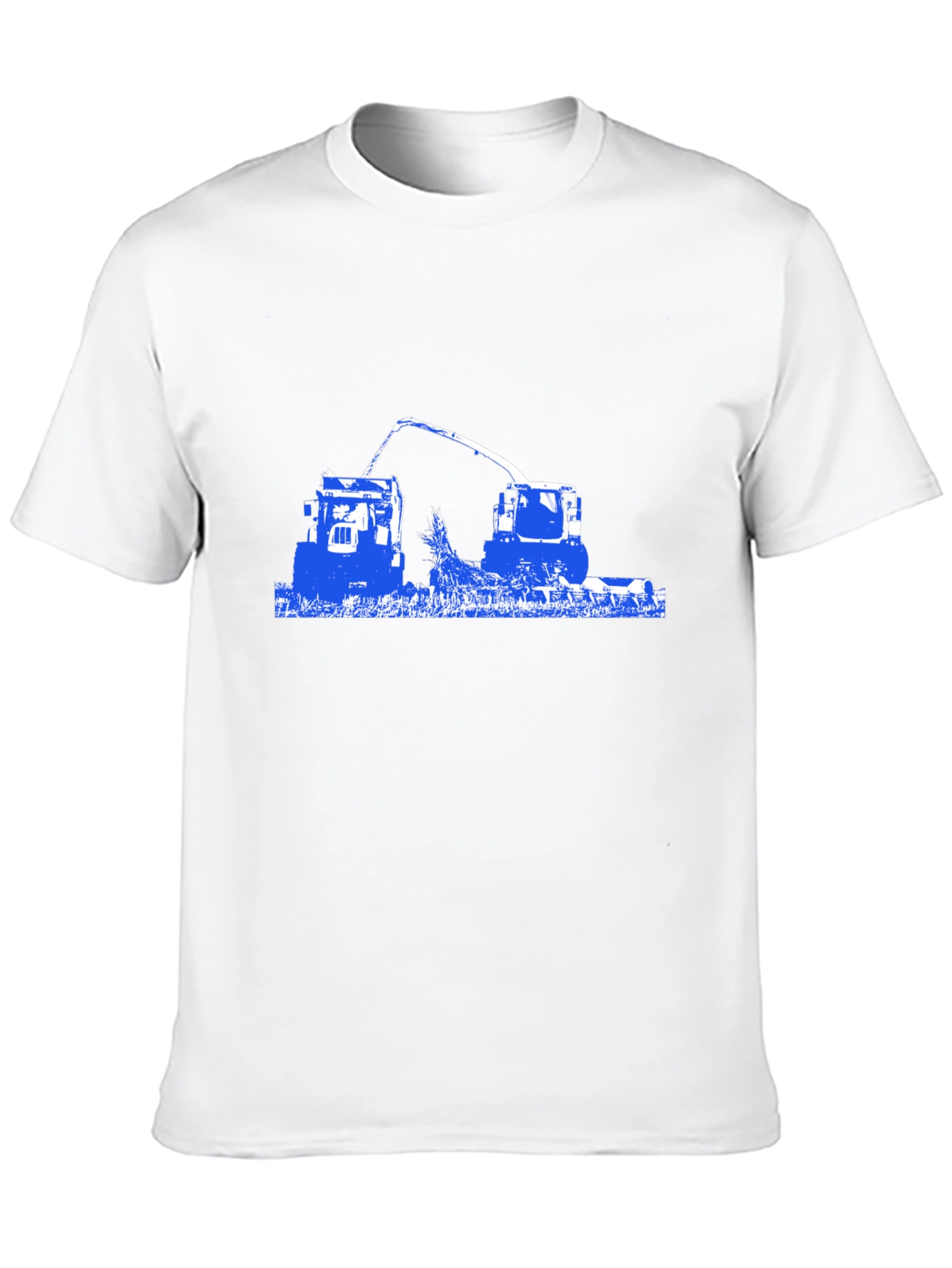 Blue Tractor Graphic Tee - Farming Apparel