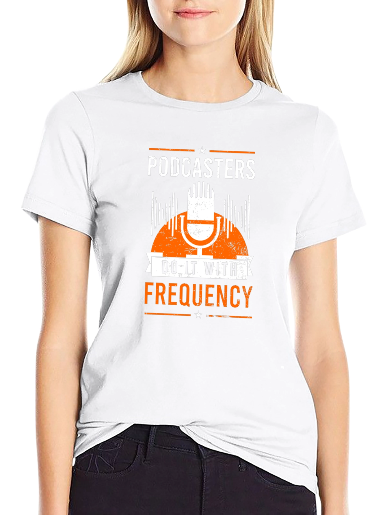 Podcasters Do It With Frequency Graphic Tee