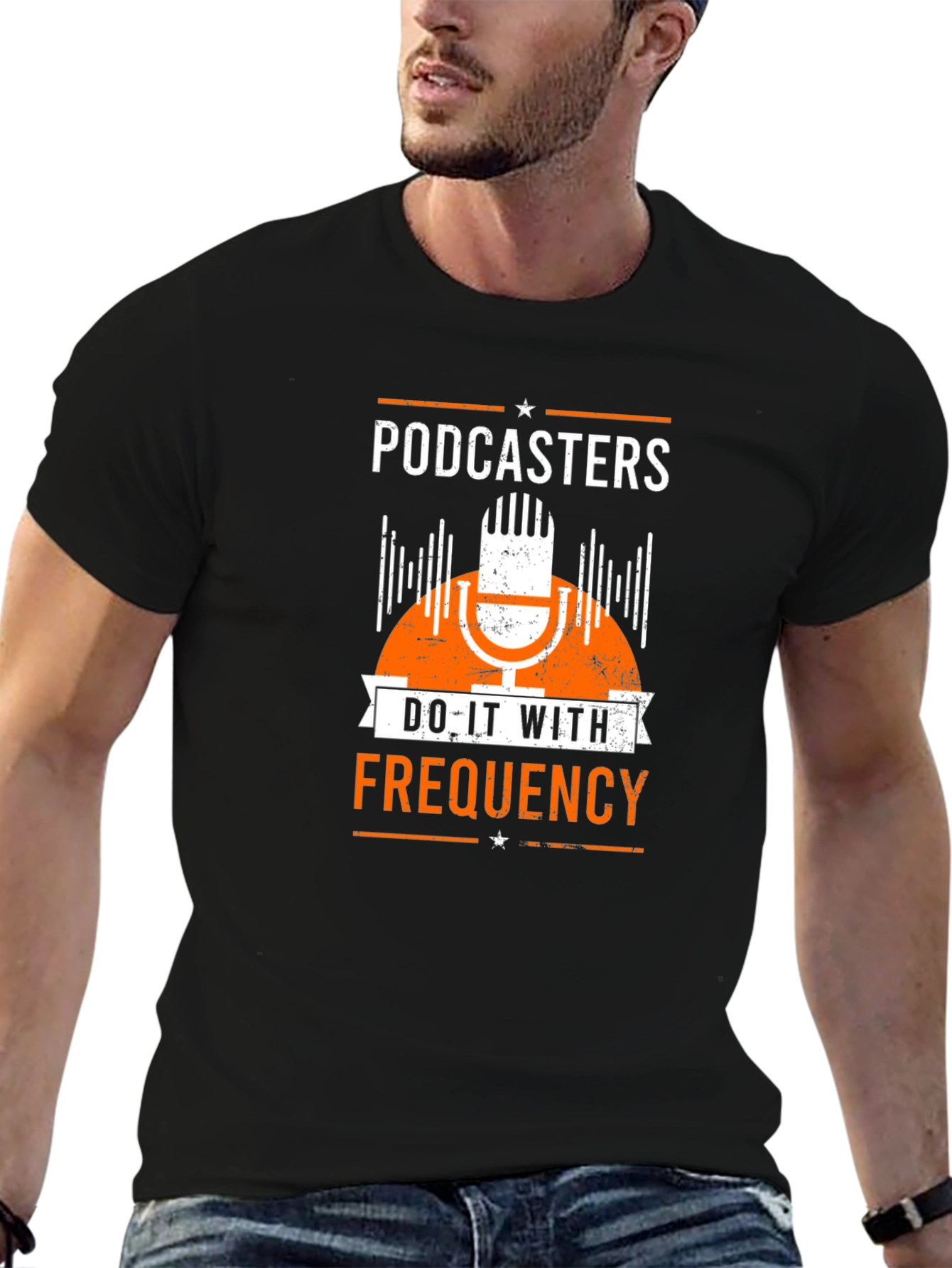 Podcasters Do It With Frequency Graphic Tee