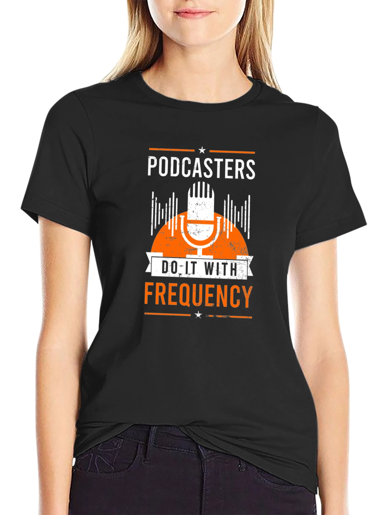 Podcasters Do It With Frequency Graphic Tee