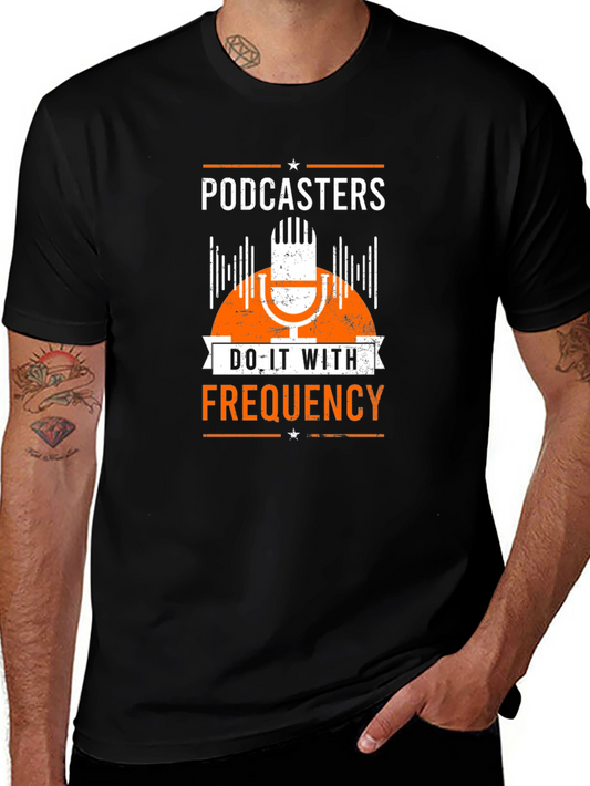 Podcasters Do It With Frequency Graphic Tee