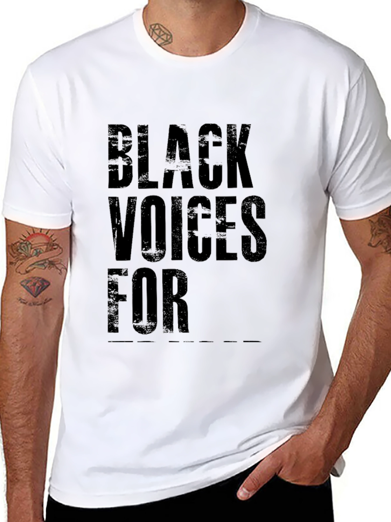 Black Voices For Graphic T-Shirt