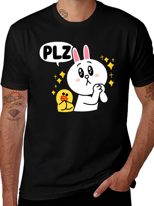 Cute Cartoon Character Graphic Tee
