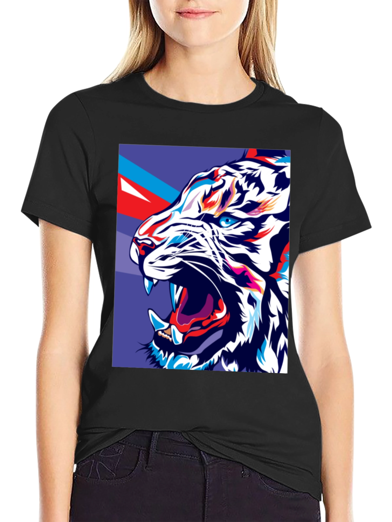 Bold Tiger Graphic Tee - Fierce Style