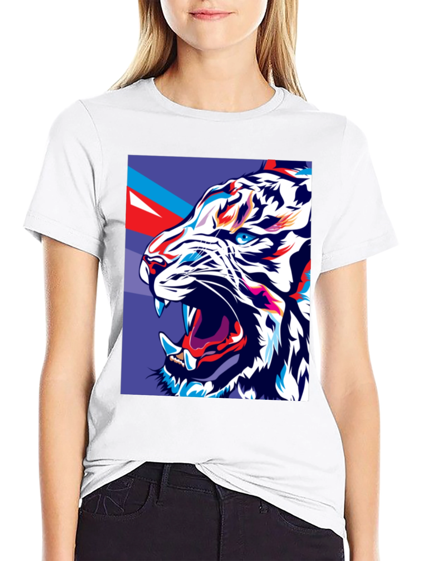 Bold Tiger Graphic Tee - Fierce Style