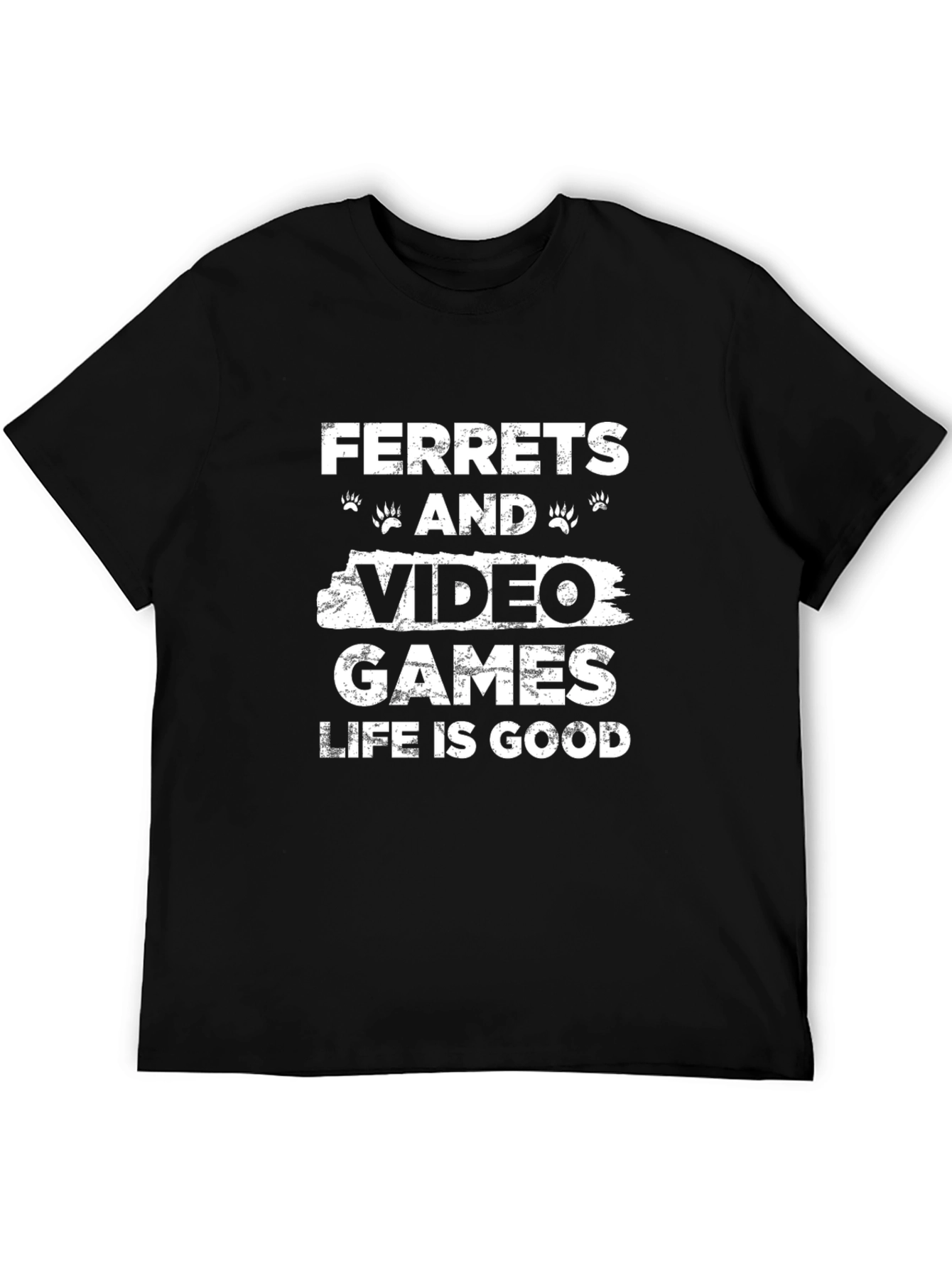 Ferret & Video Game Graphic Tee
