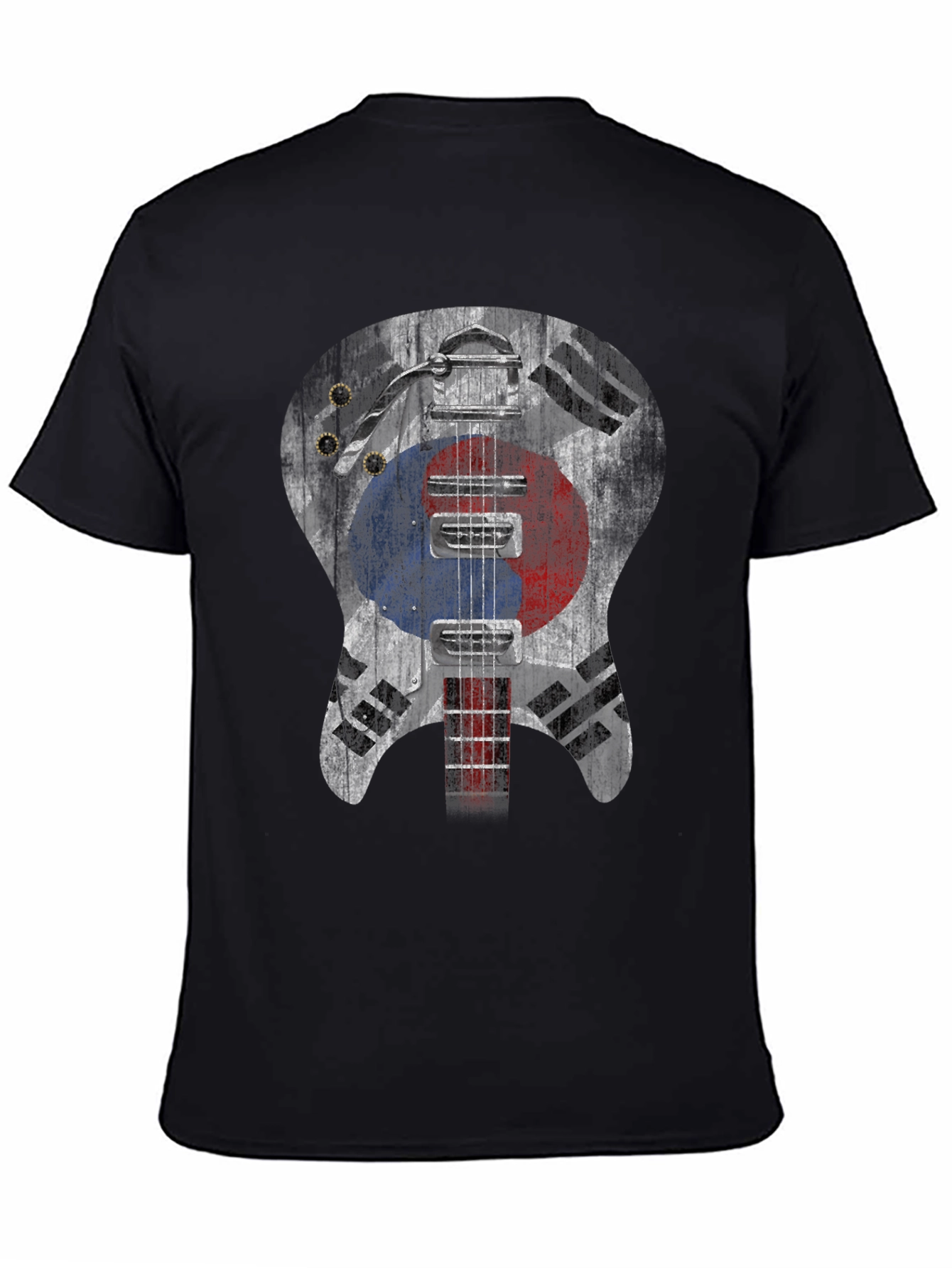 Korea Guitar Flag T-Shirt