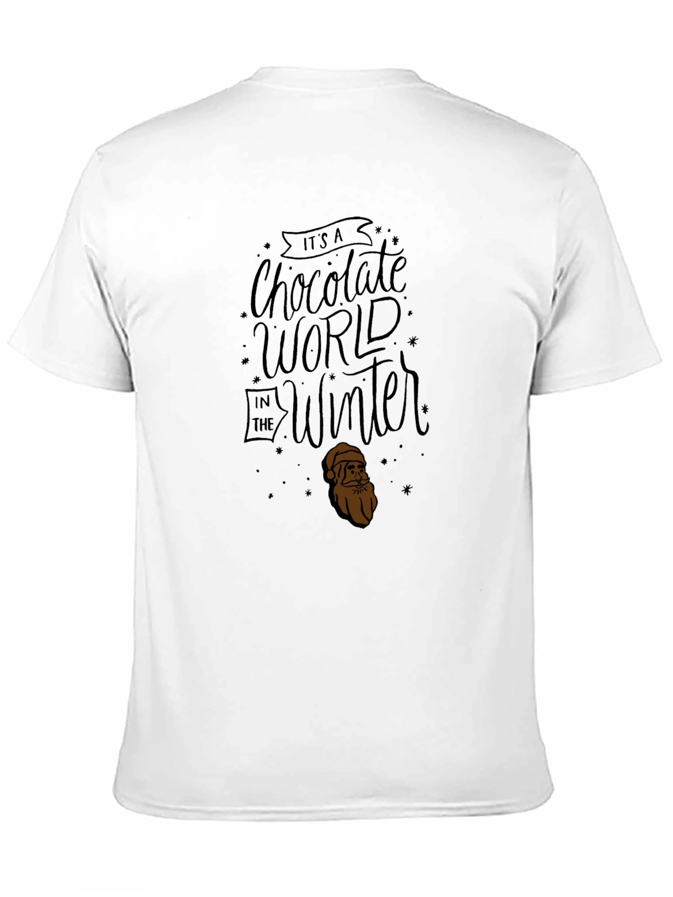 Chocolate World Winter Graphic Tee - Black