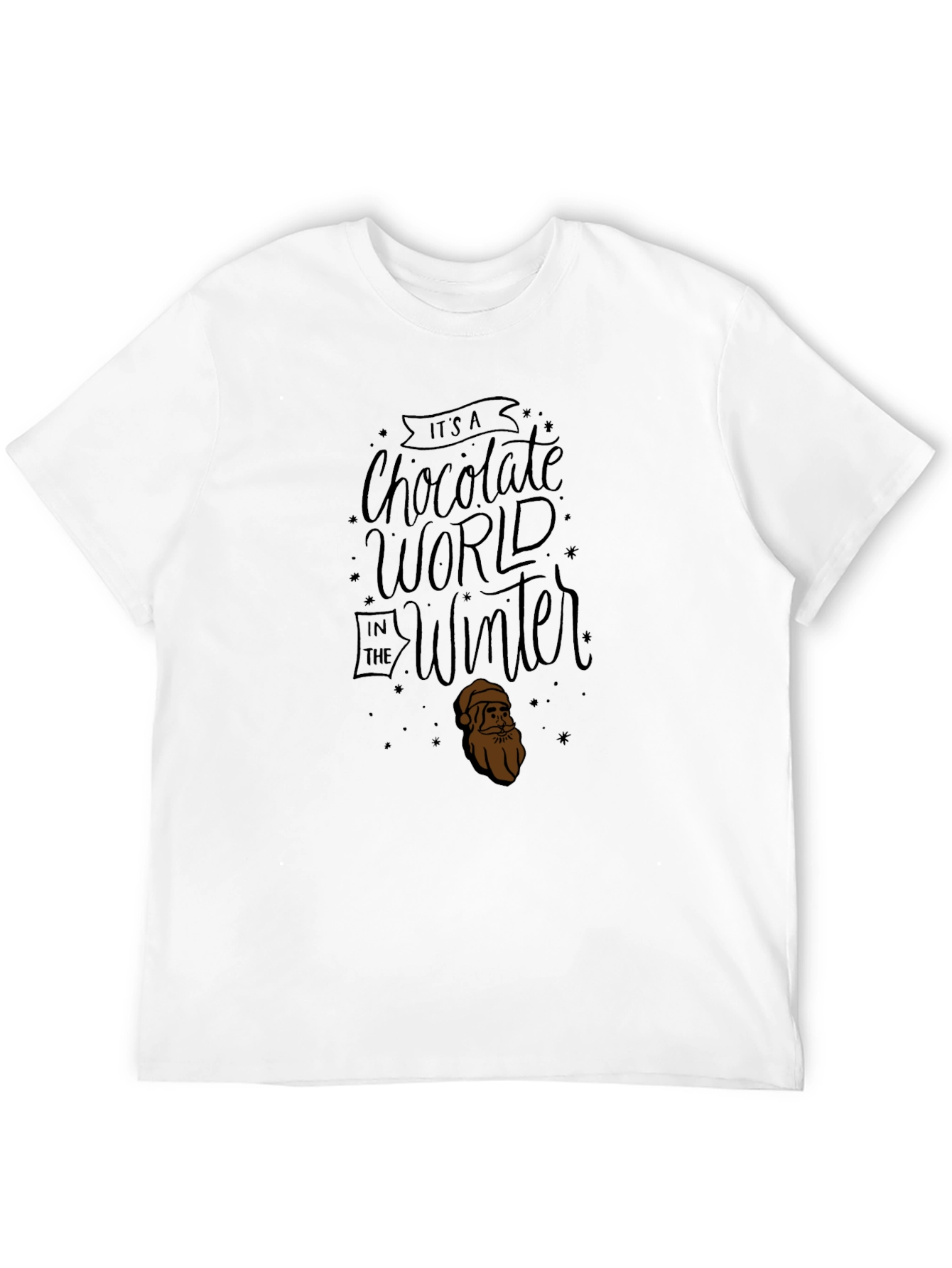 Chocolate World Winter Graphic Tee - Black