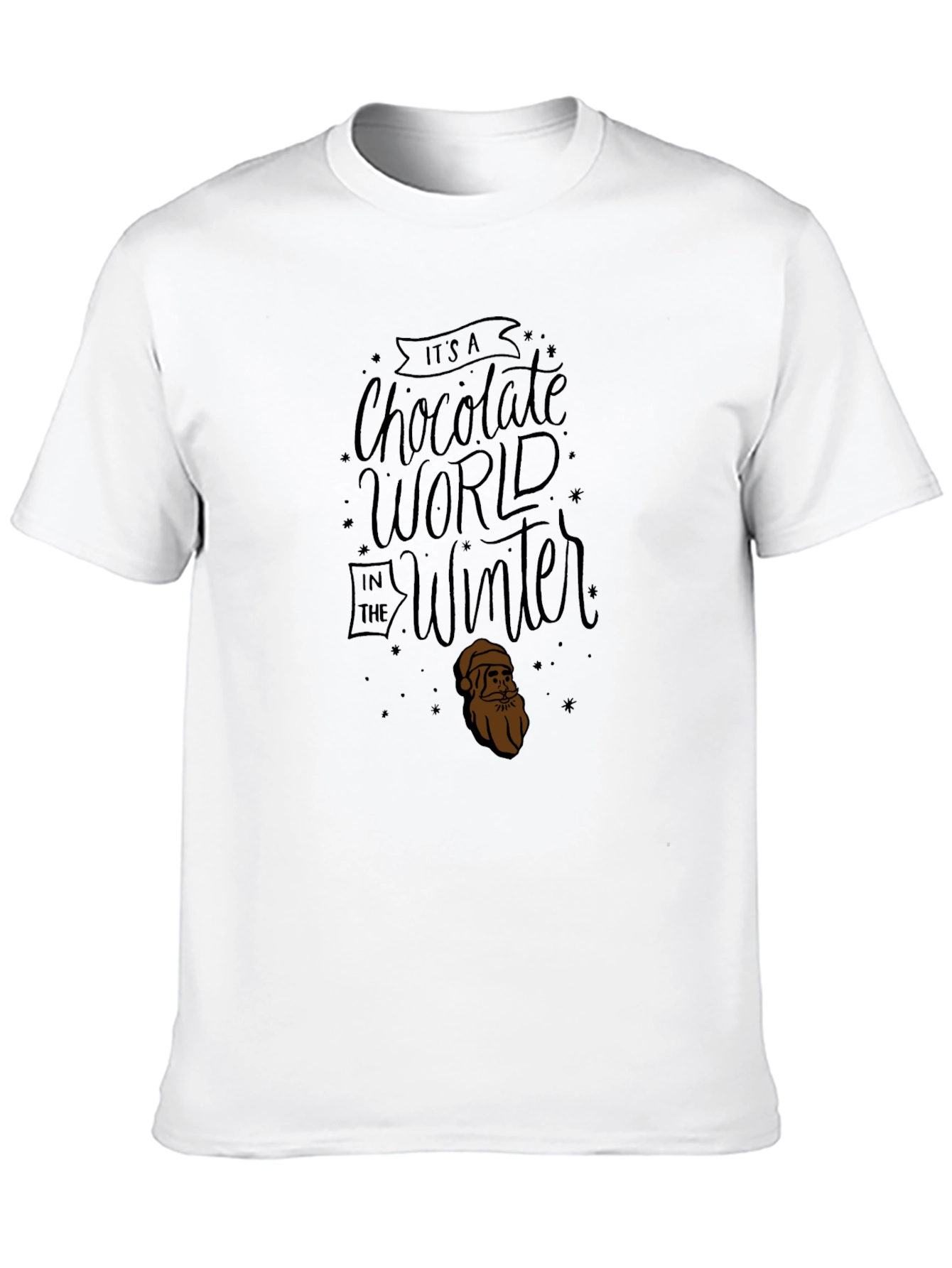 Chocolate World Winter Graphic Tee - Black