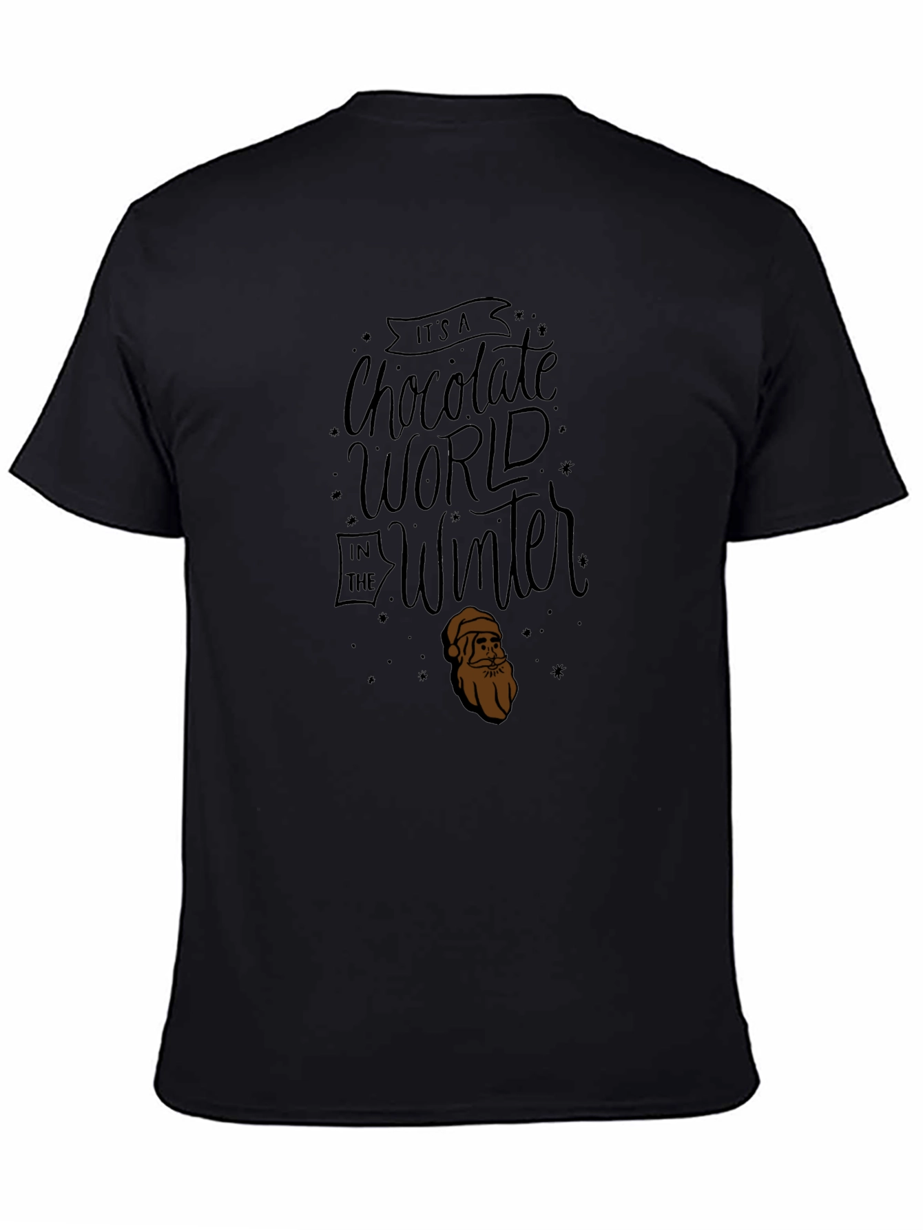 Chocolate World Winter Graphic Tee - Black