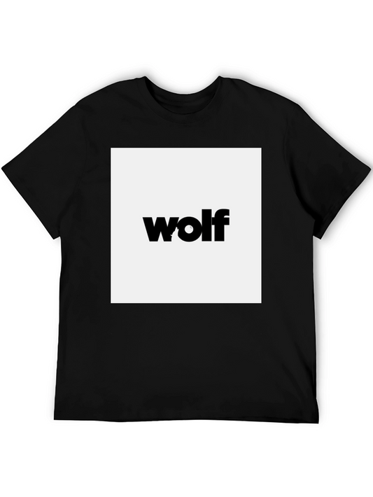 Wolf Graphic Black Tee - Modern Style