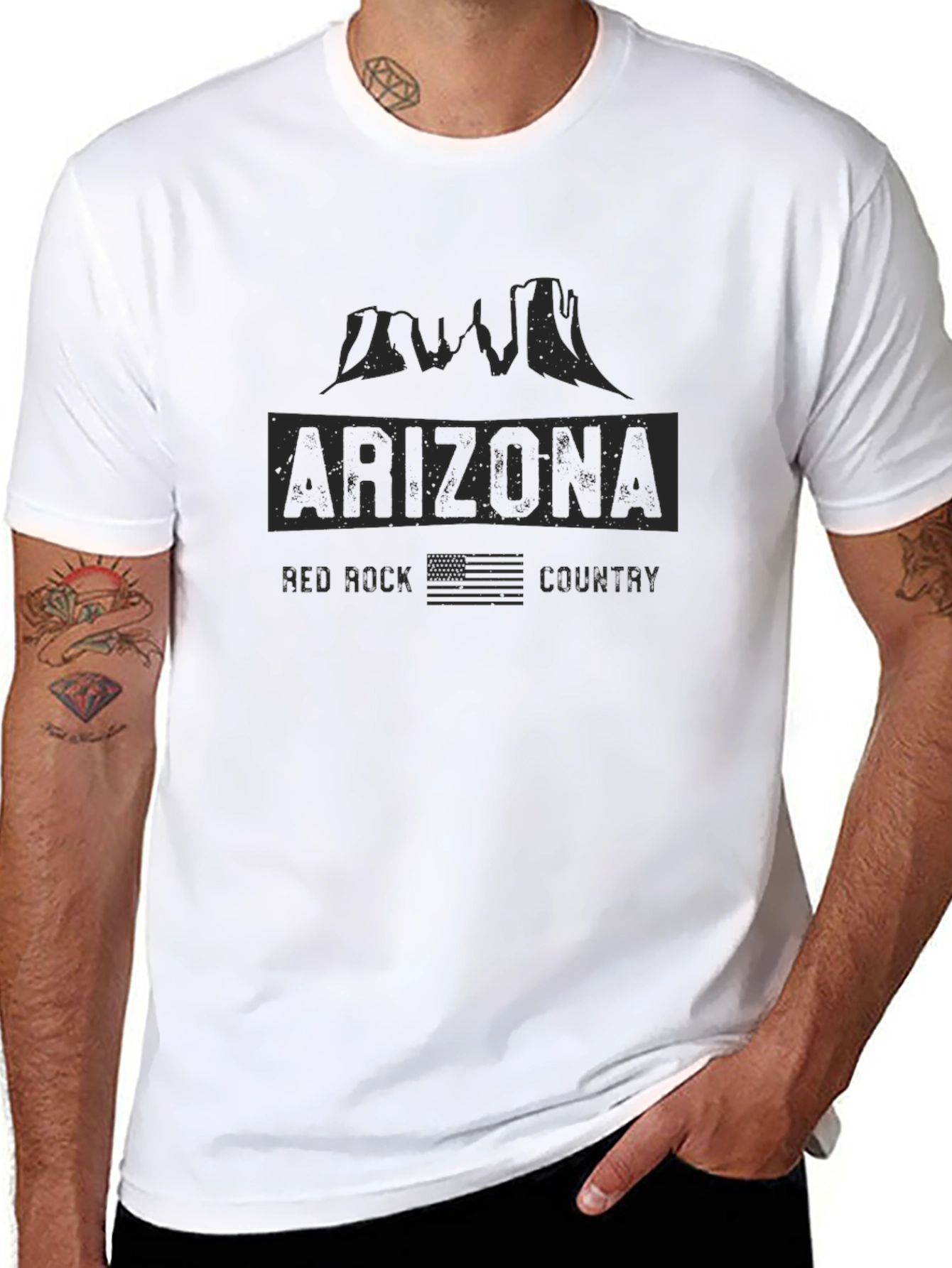 Arizona Red Rock Country Graphic Tee - Black