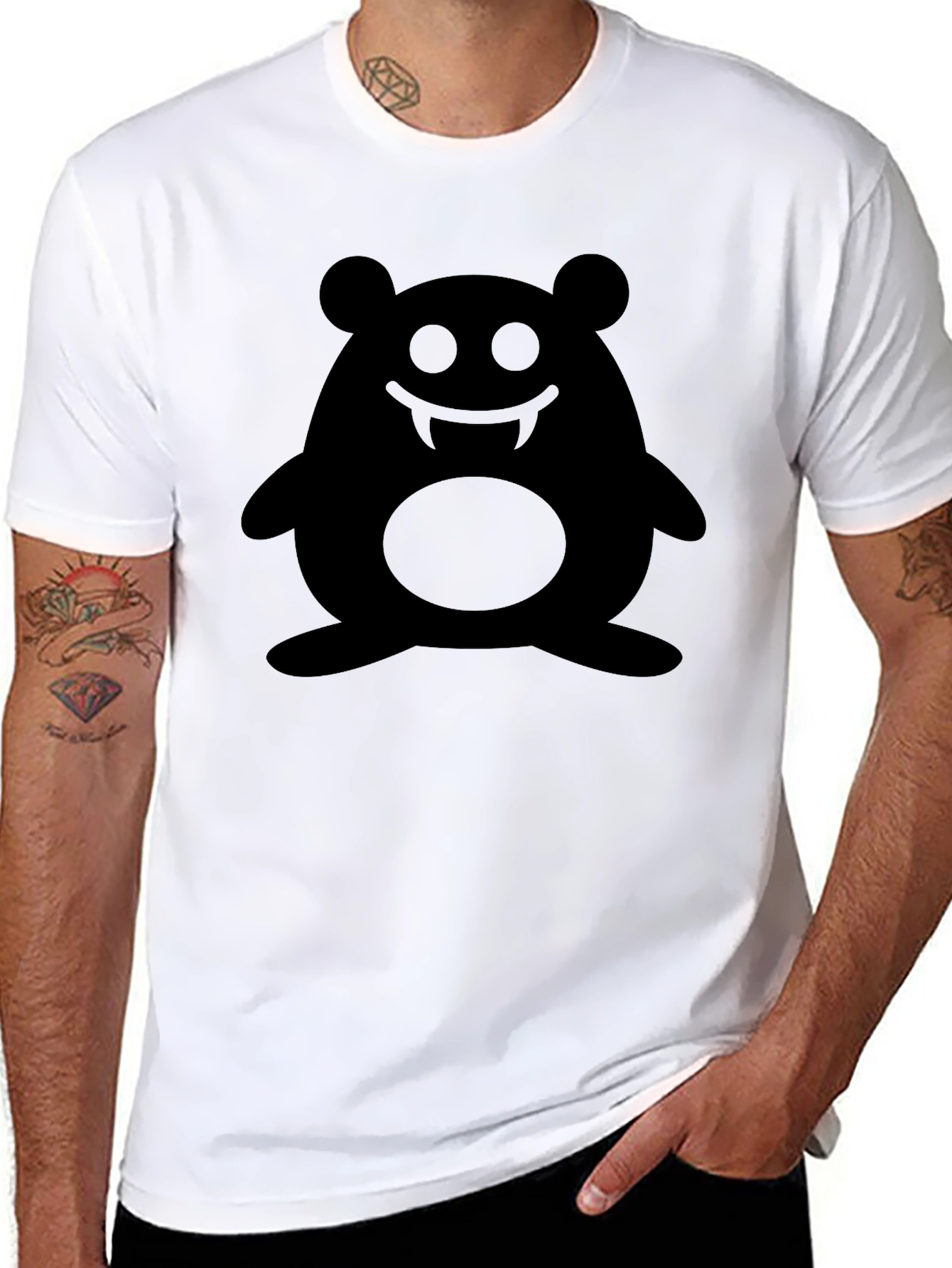 Vampire Hamster Graphic Tee - Black T-Shirt