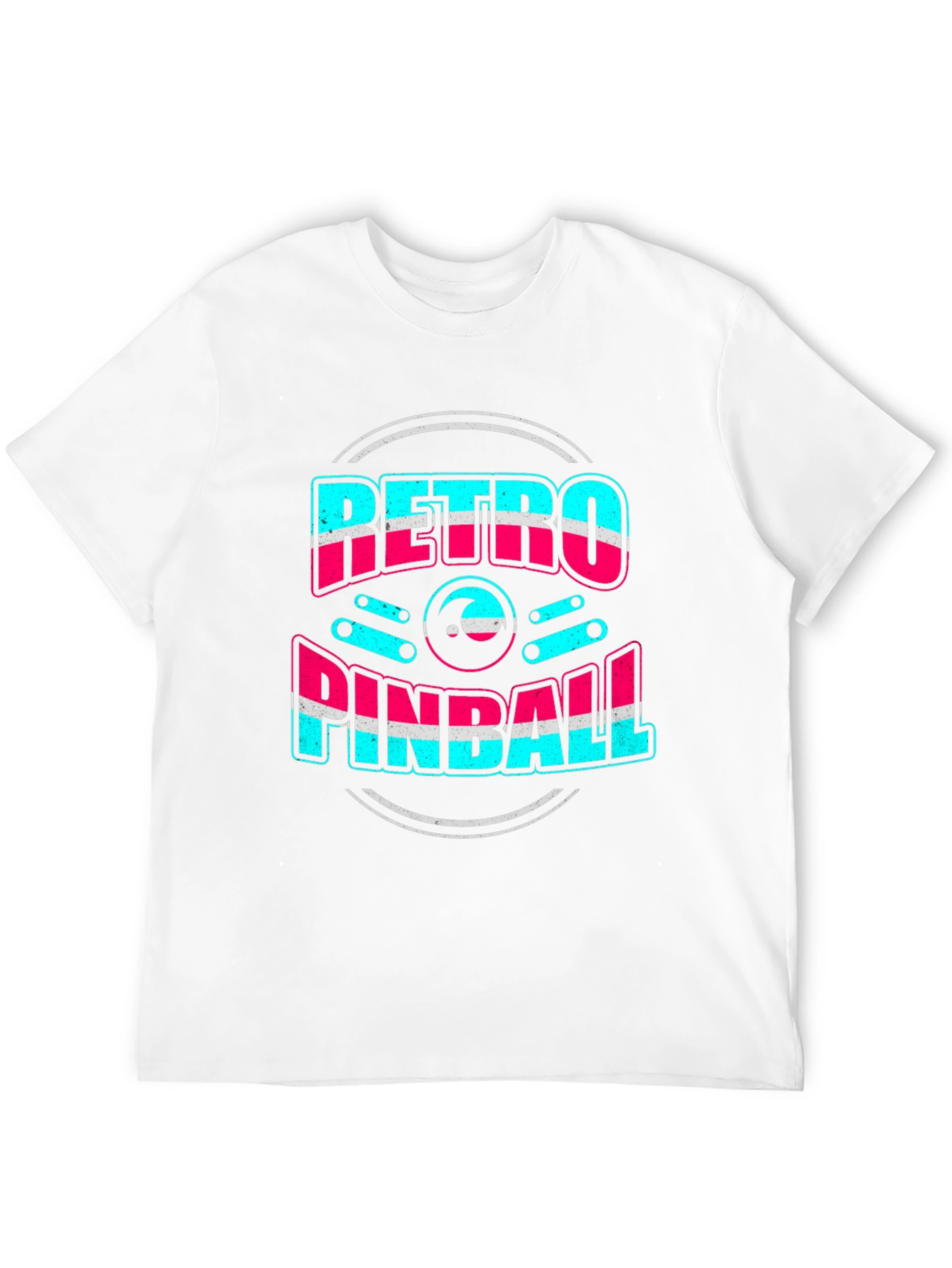 Retro Pinball Graphic Tee - Cool Gamer Shirt