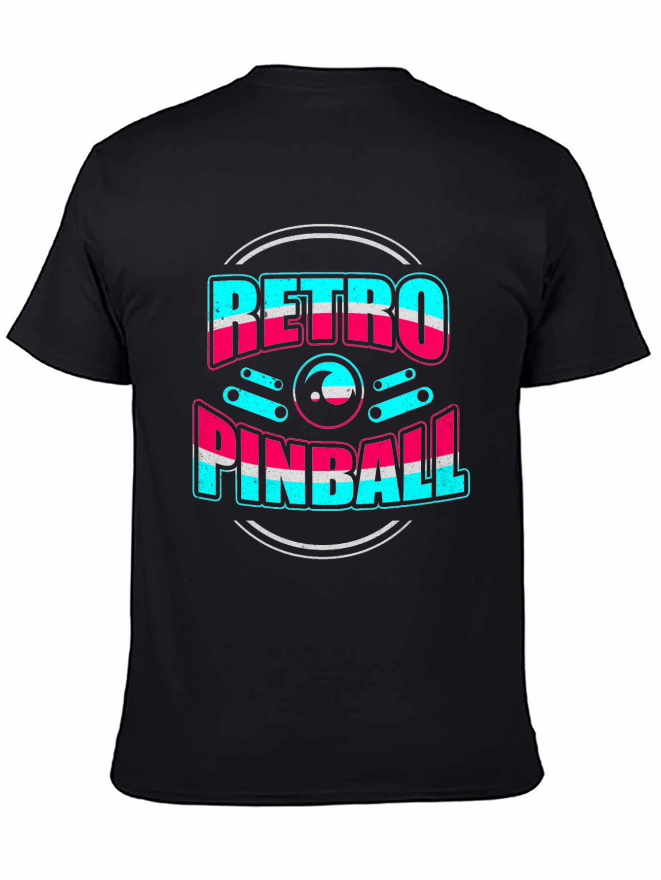 Retro Pinball Graphic Tee - Cool Gamer Shirt