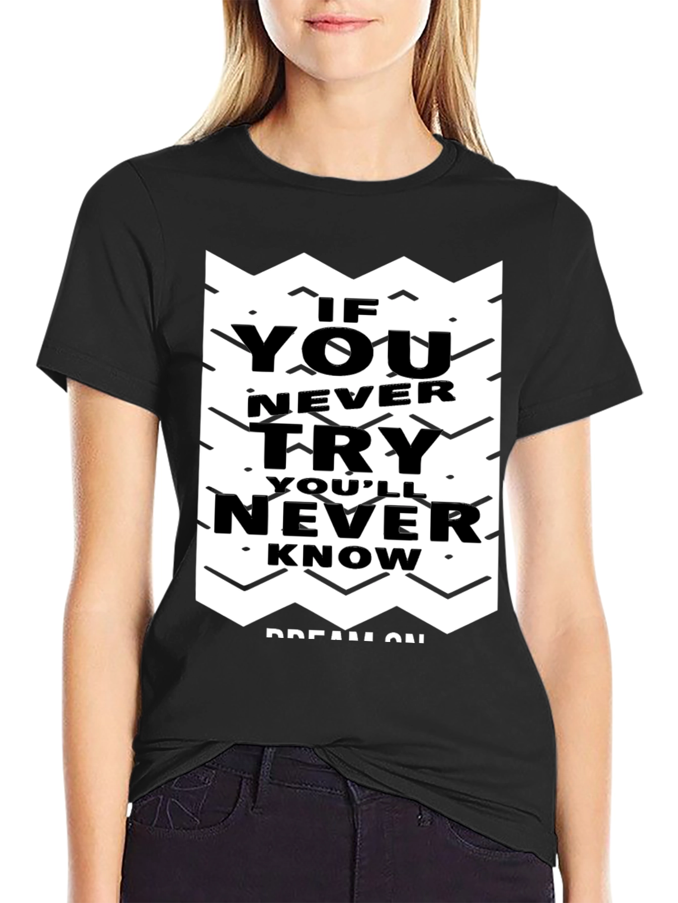 Motivational Graphic Tee - Never Know