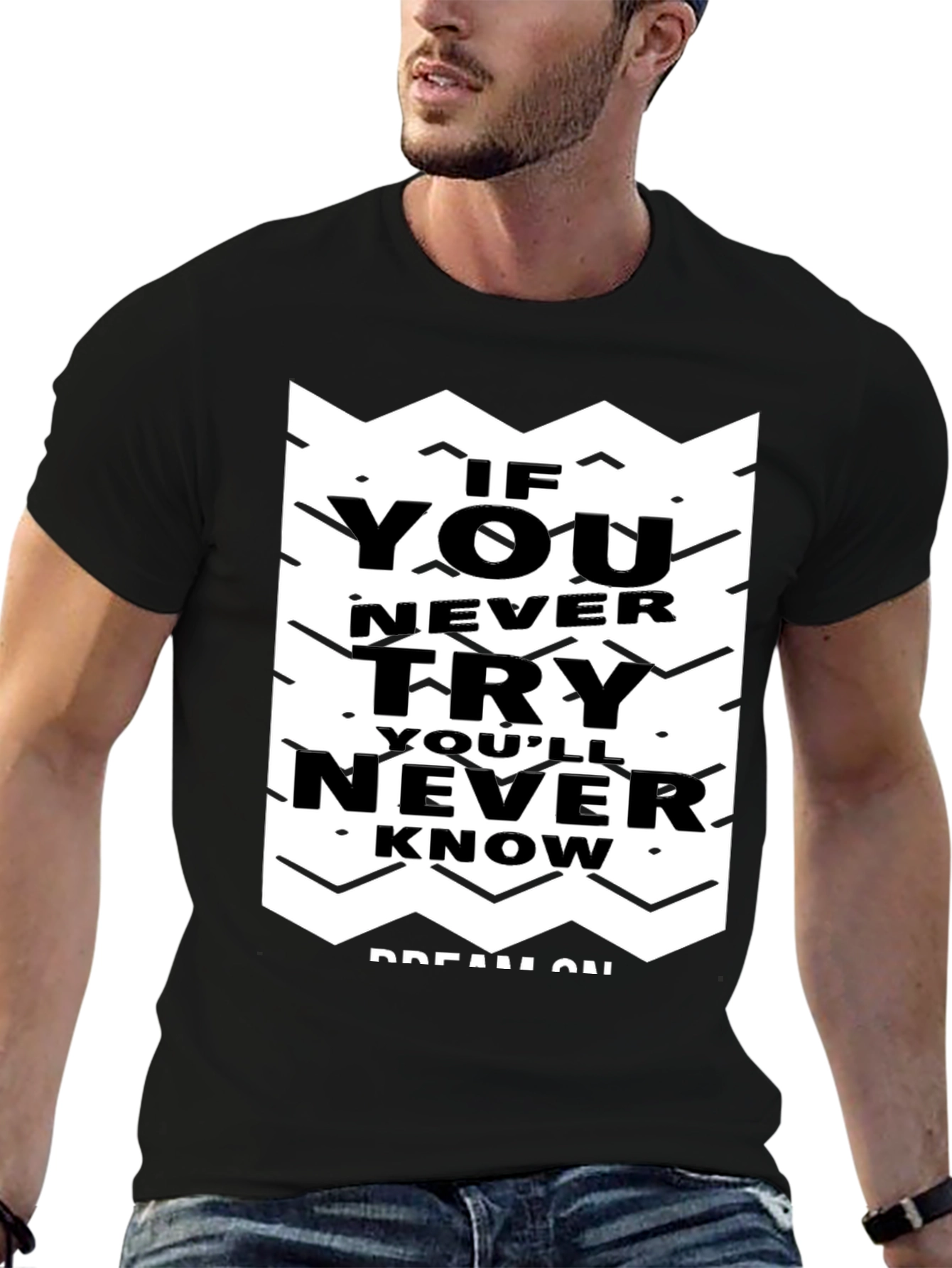 Motivational Graphic Tee - Never Know