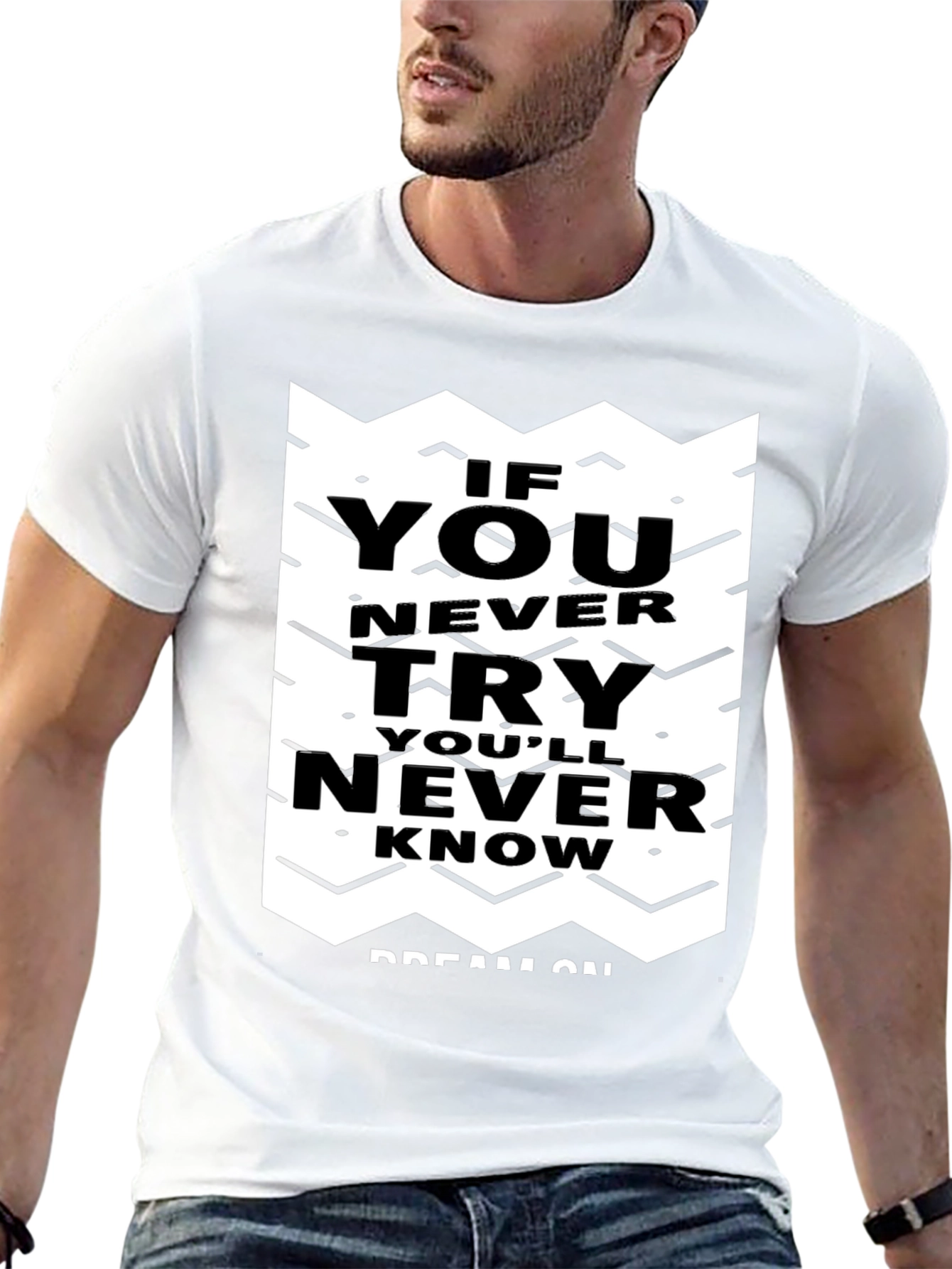Motivational Graphic Tee - Never Know