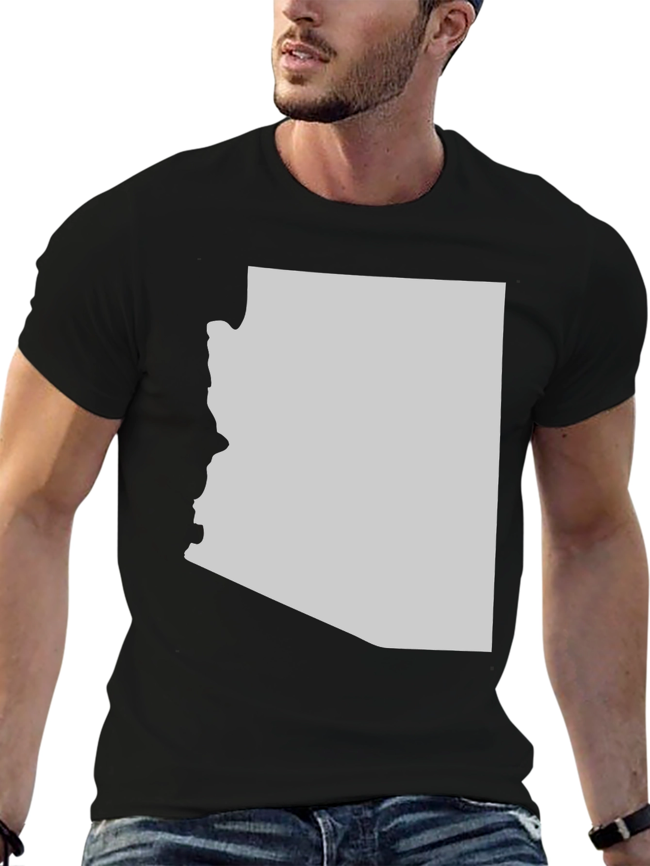 Arizona State Pride T-Shirt - Black Cotton Tee