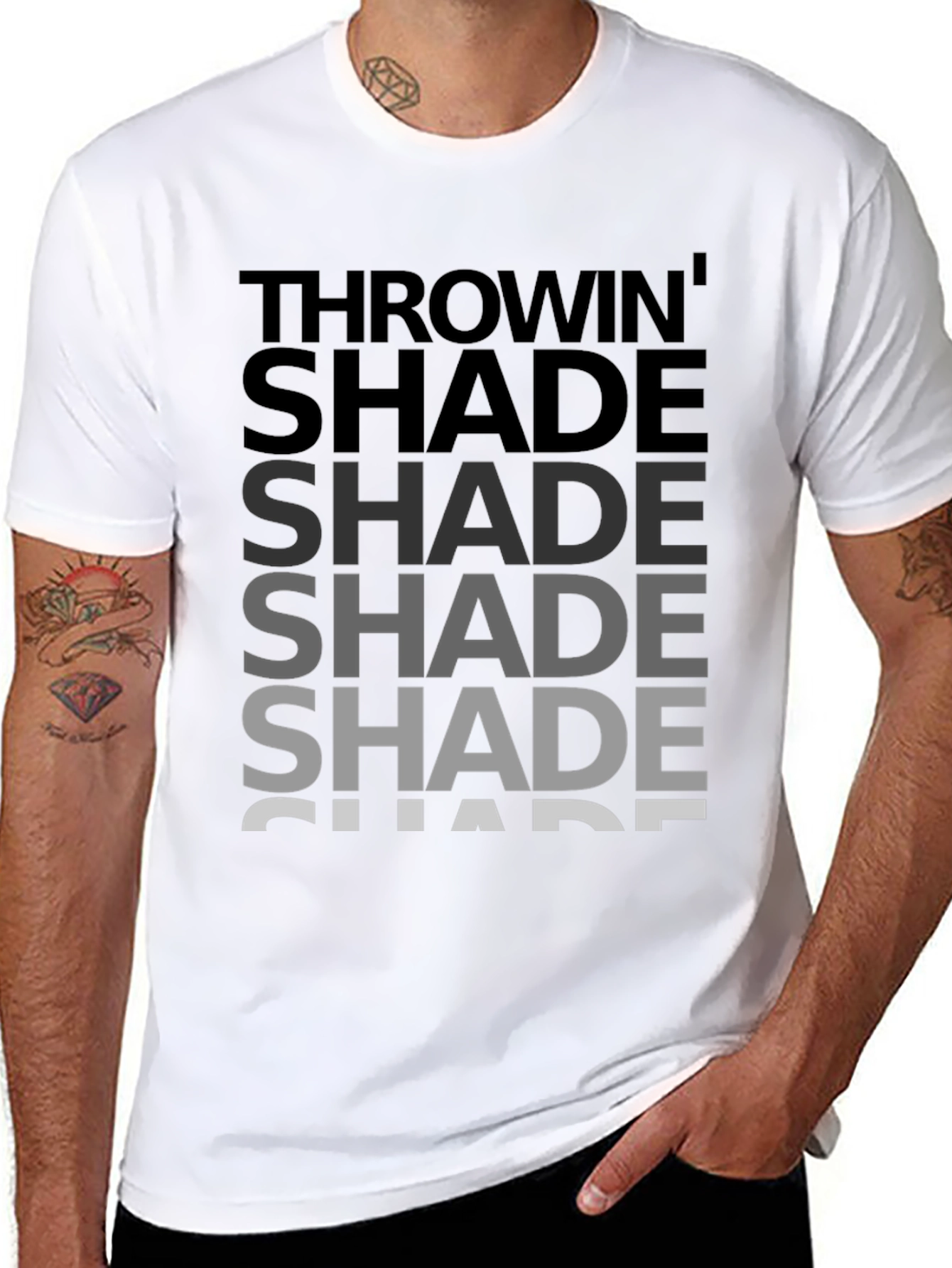 Throwin Shade Graphic Tee - Black