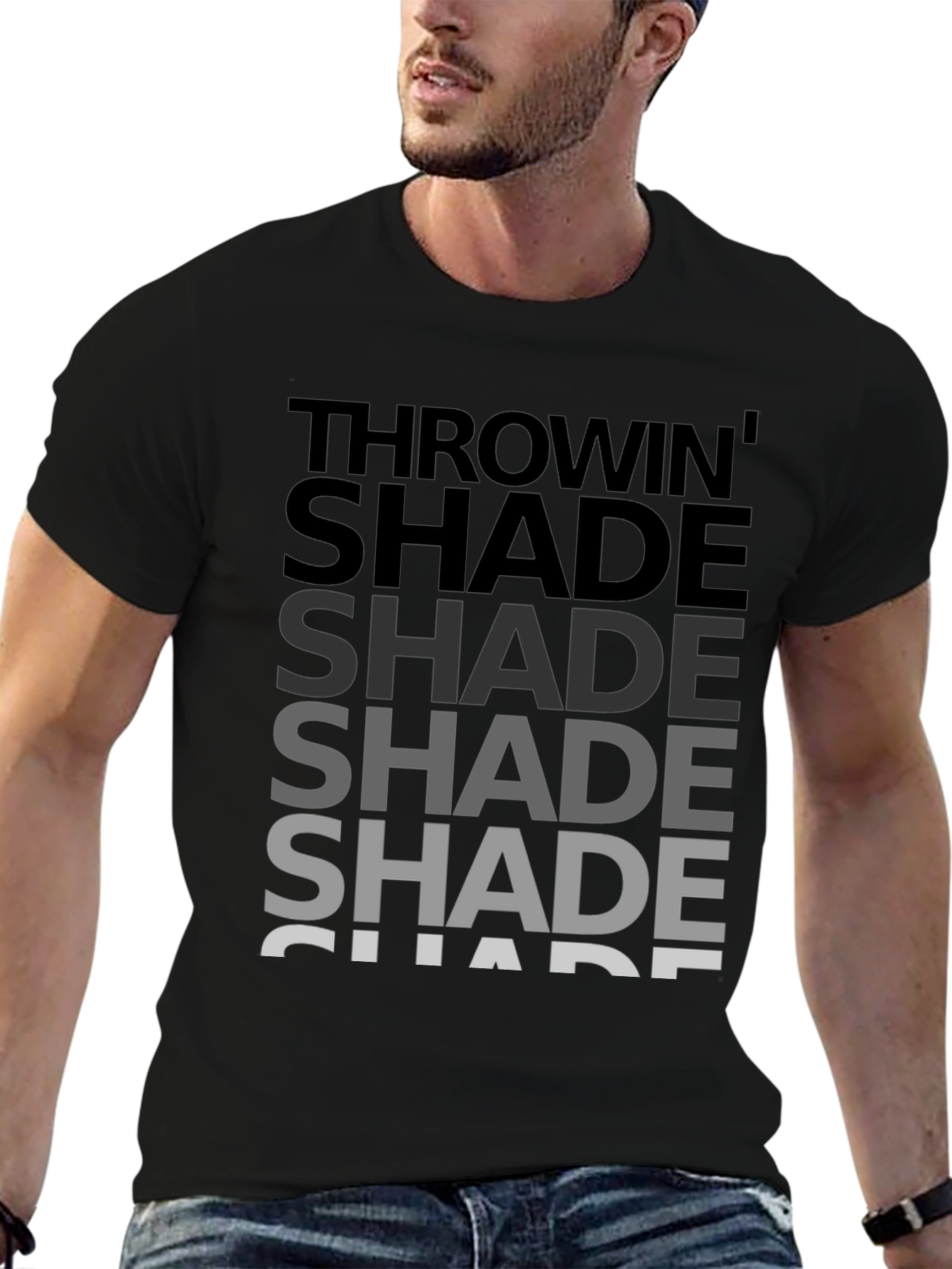 Throwin Shade Graphic Tee - Black
