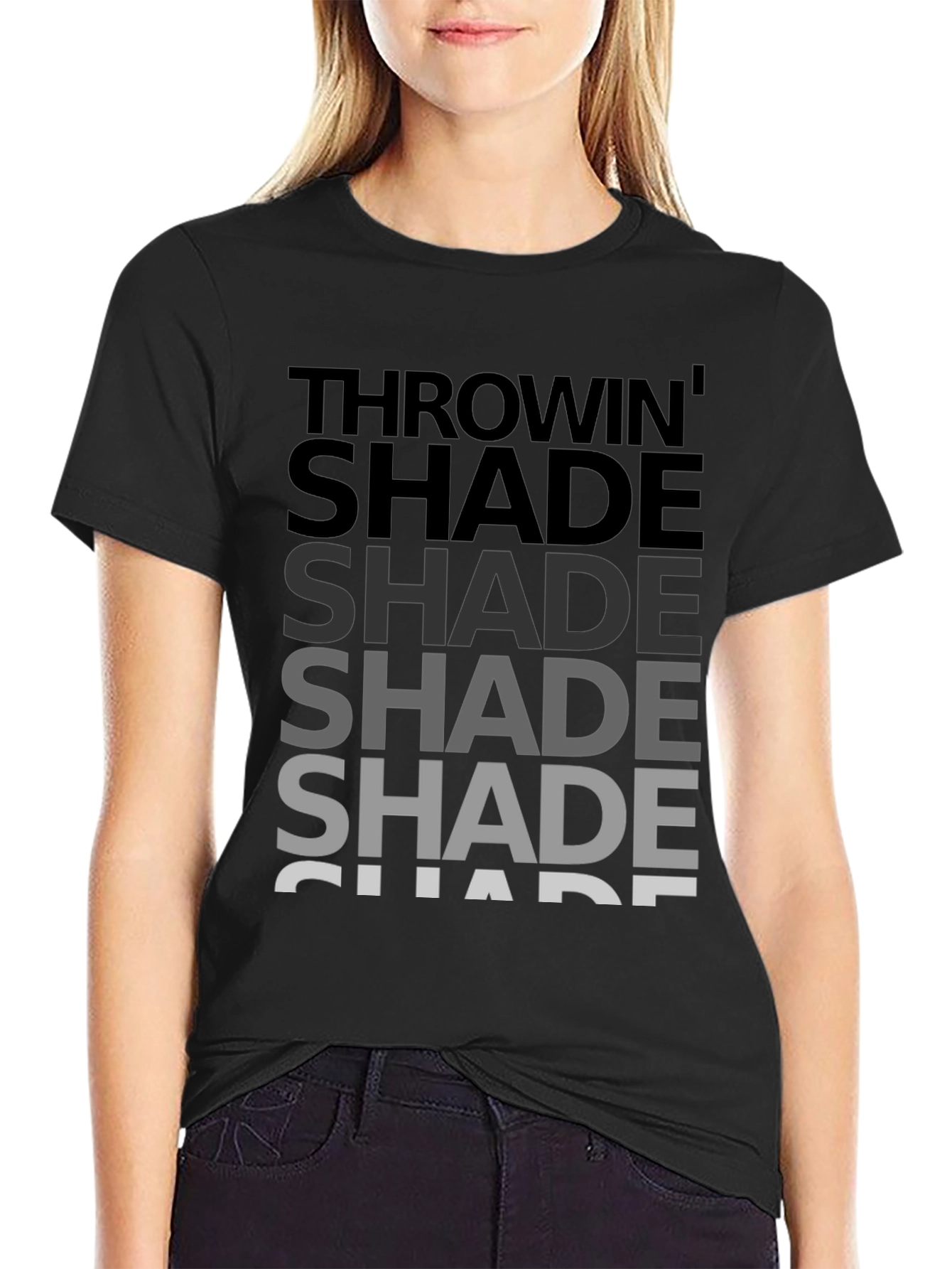 Throwin Shade Graphic Tee - Black