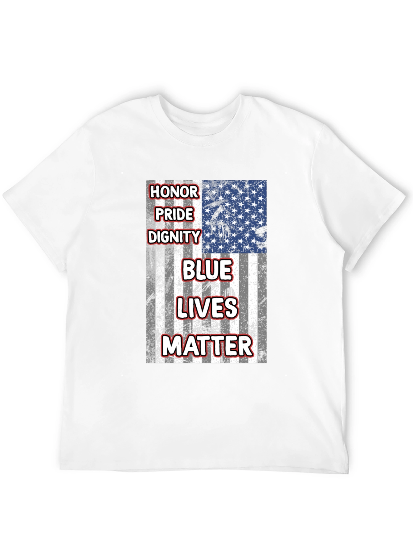 Blue Lives Matter T-Shirt: Honor Pride Dignity Tee