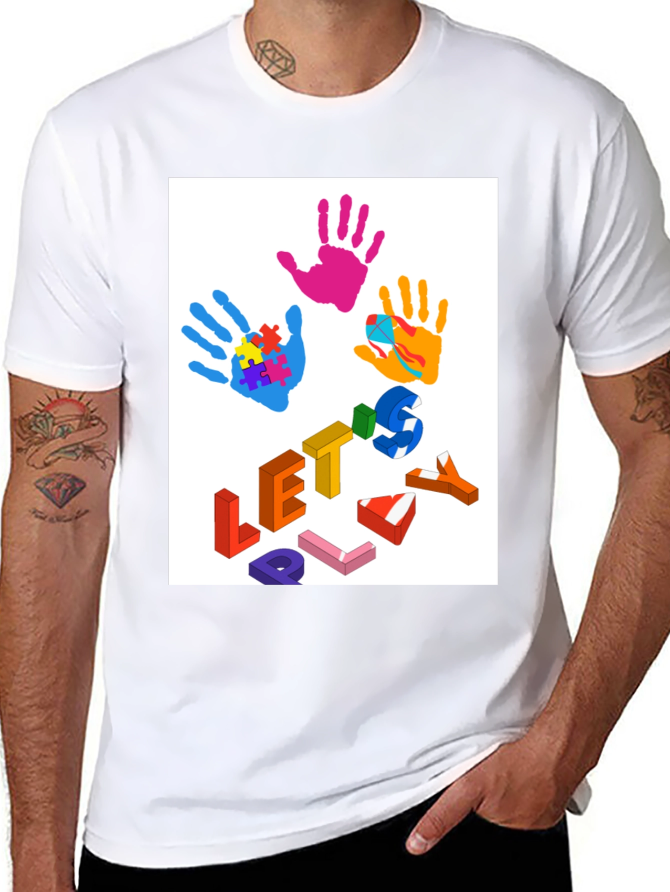 Lets Play Autism Awareness T-Shirt